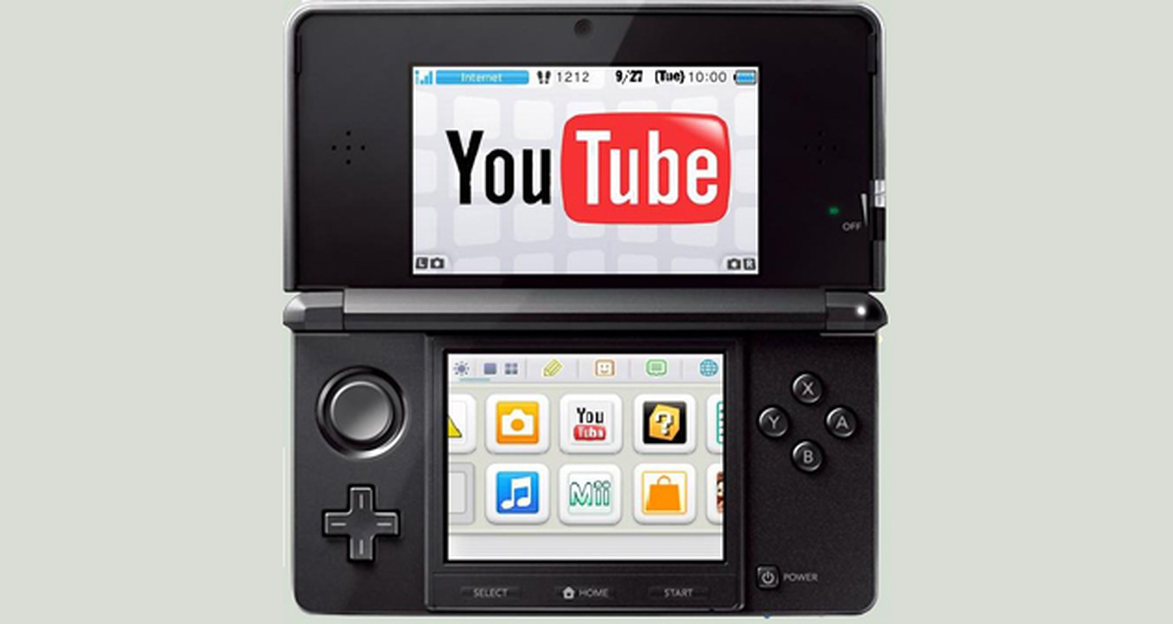 YouTube llega a Nintendo 3DS