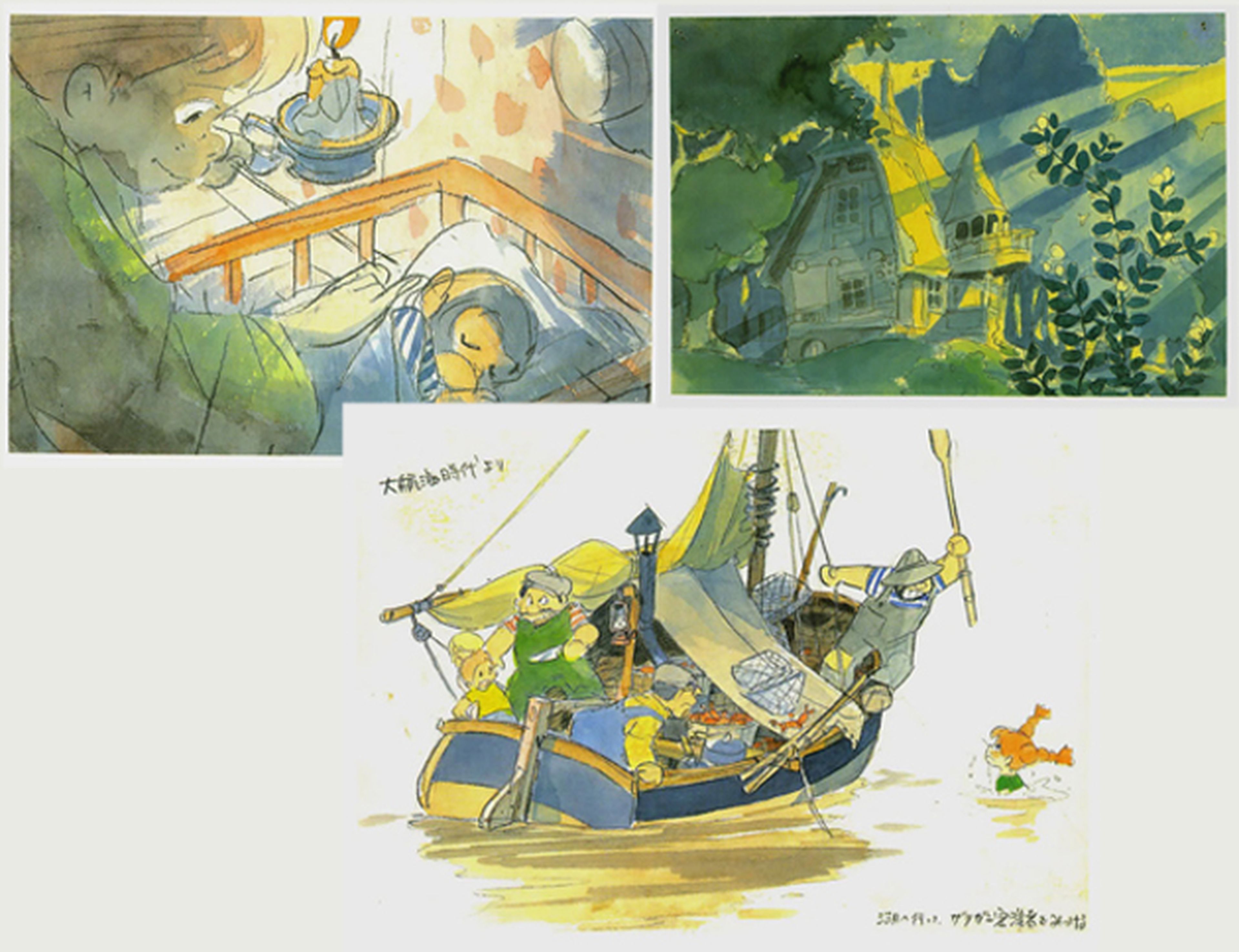El artwork de Pipi Calzaslargas de Hayao Miyazaki