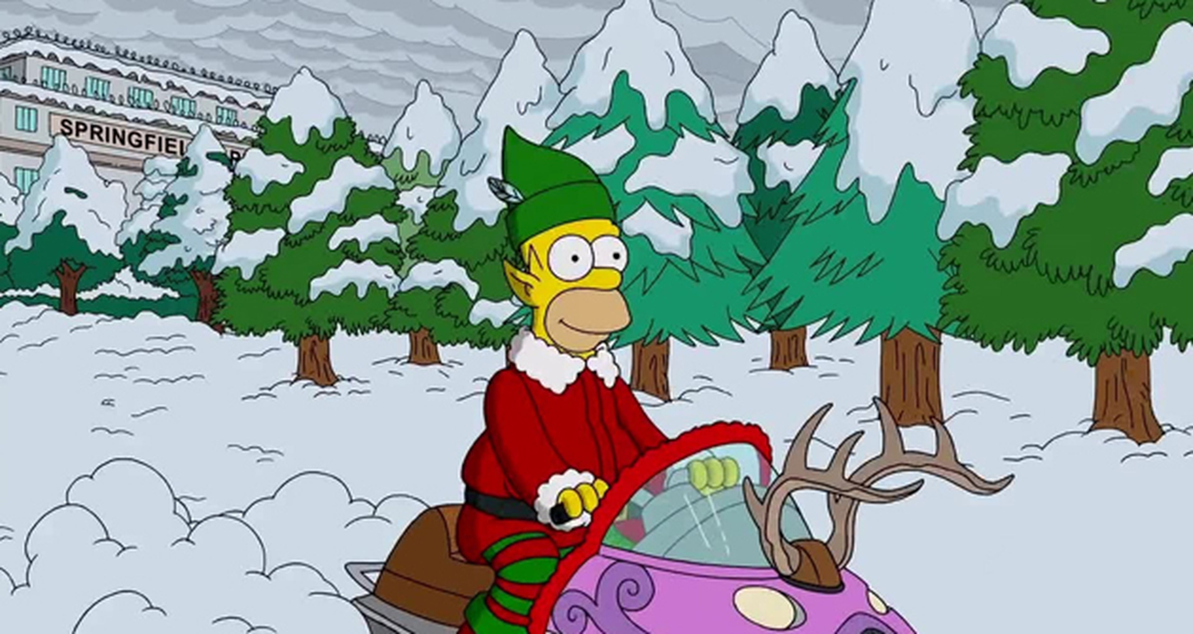 El episodio navideño de Los Simpson recuerda a Edna