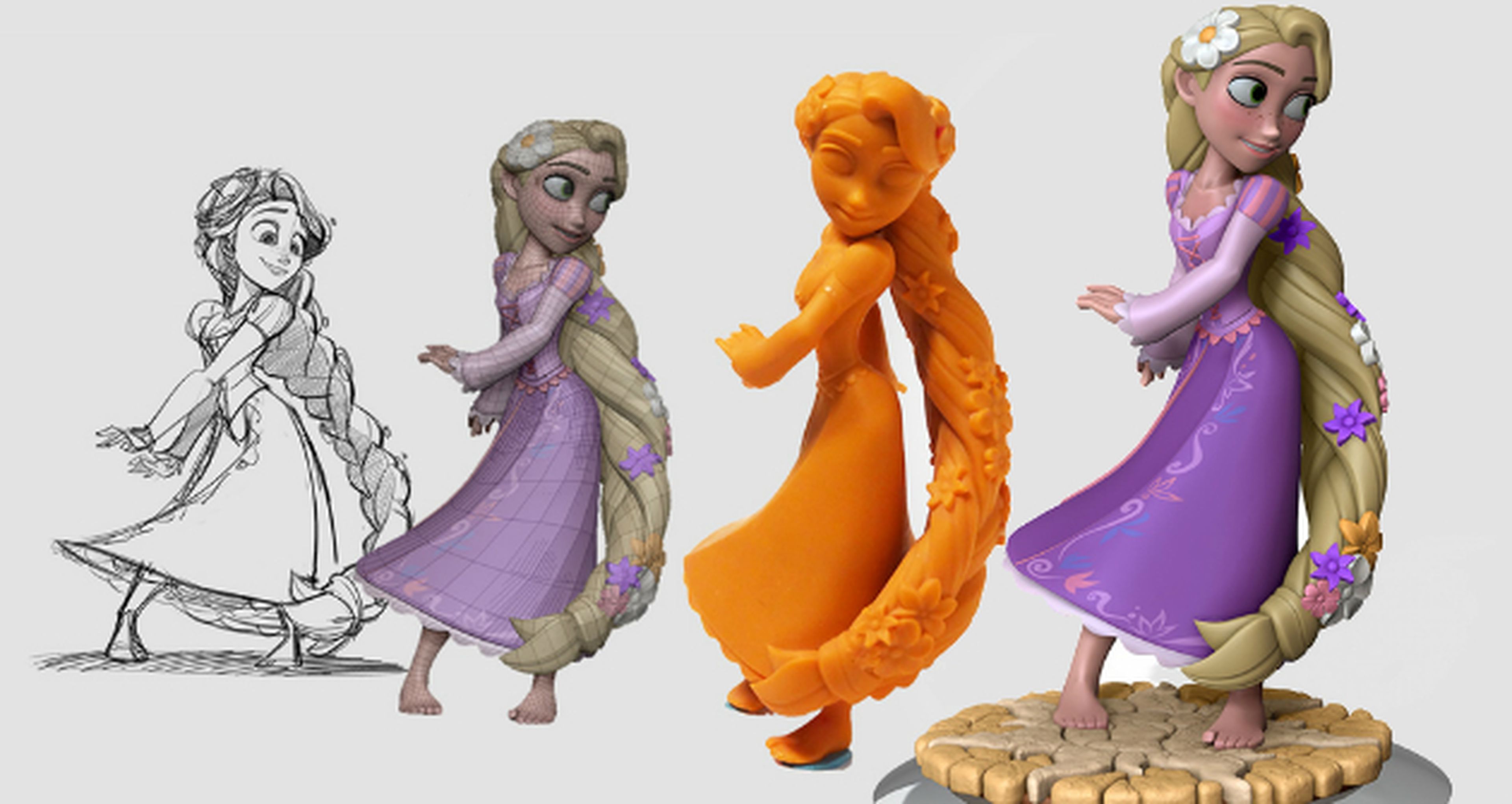 Cómo se diseñan las figuras de Disney Infinity