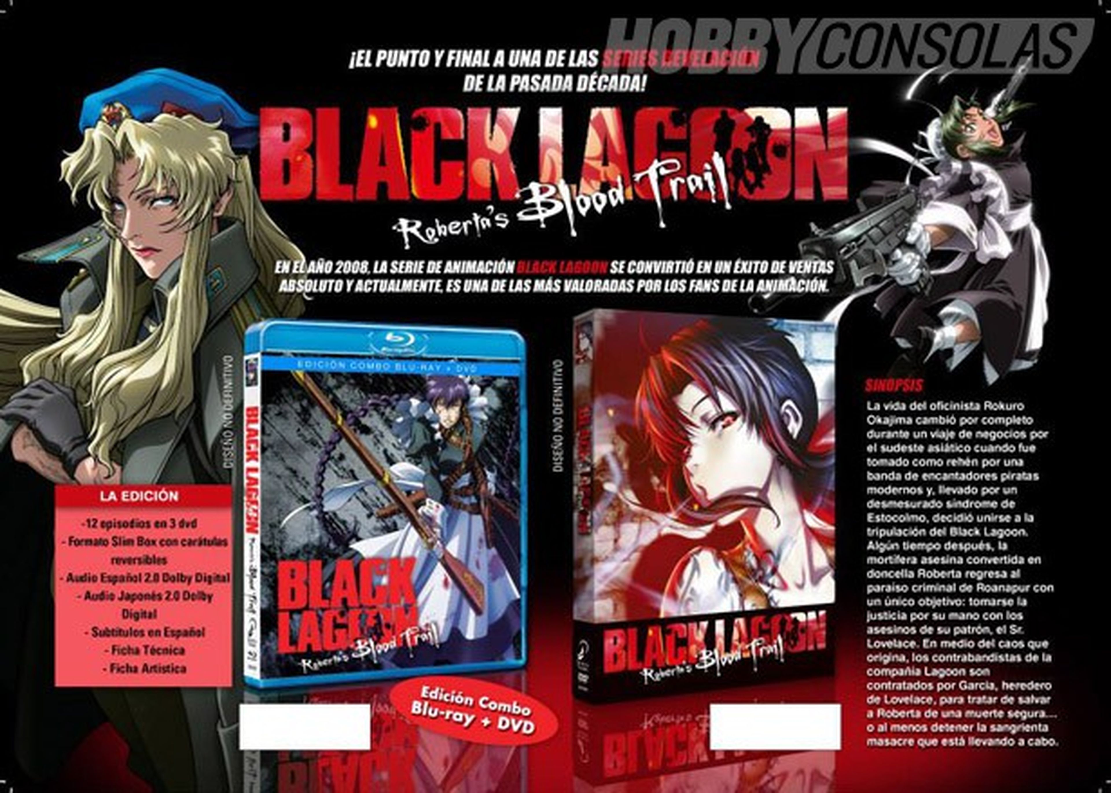 Edición española de las OVA's de Black Lagoon