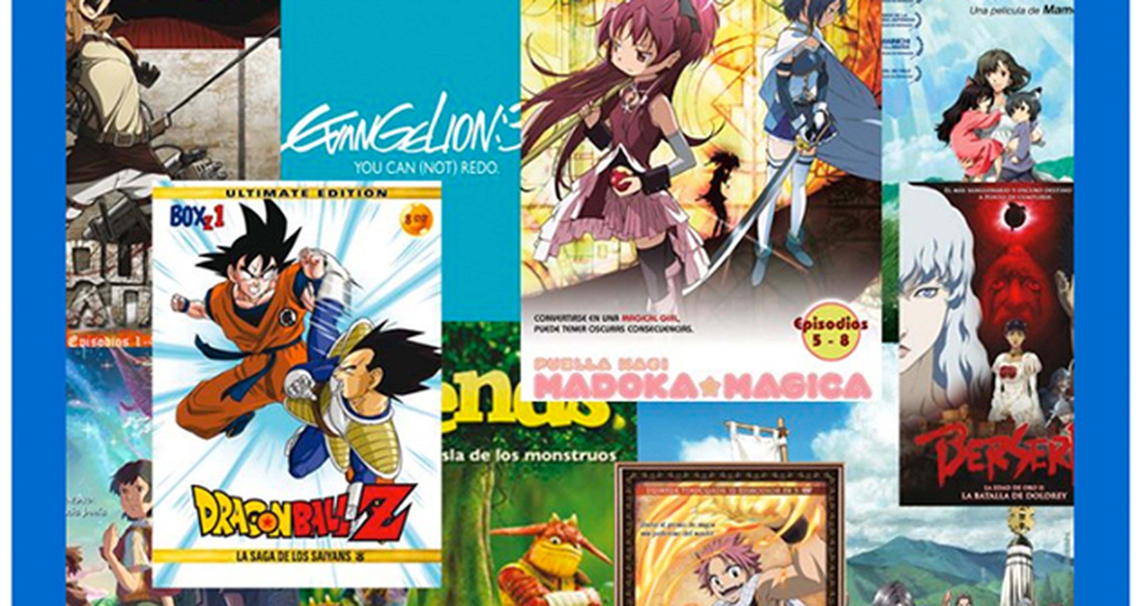Elige los mejores animes y películas del 2013