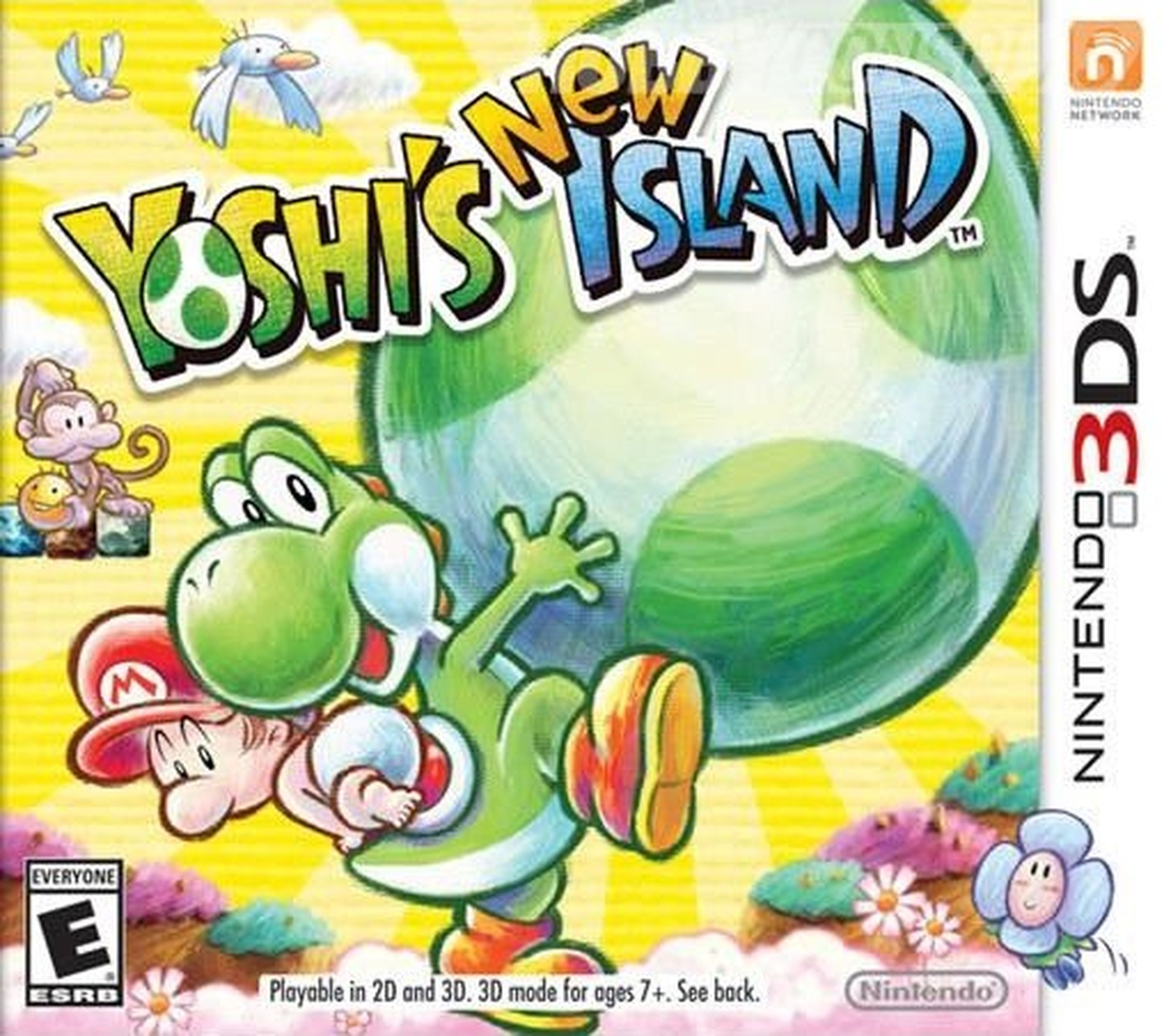 Portada oficial de Yoshi's New Island