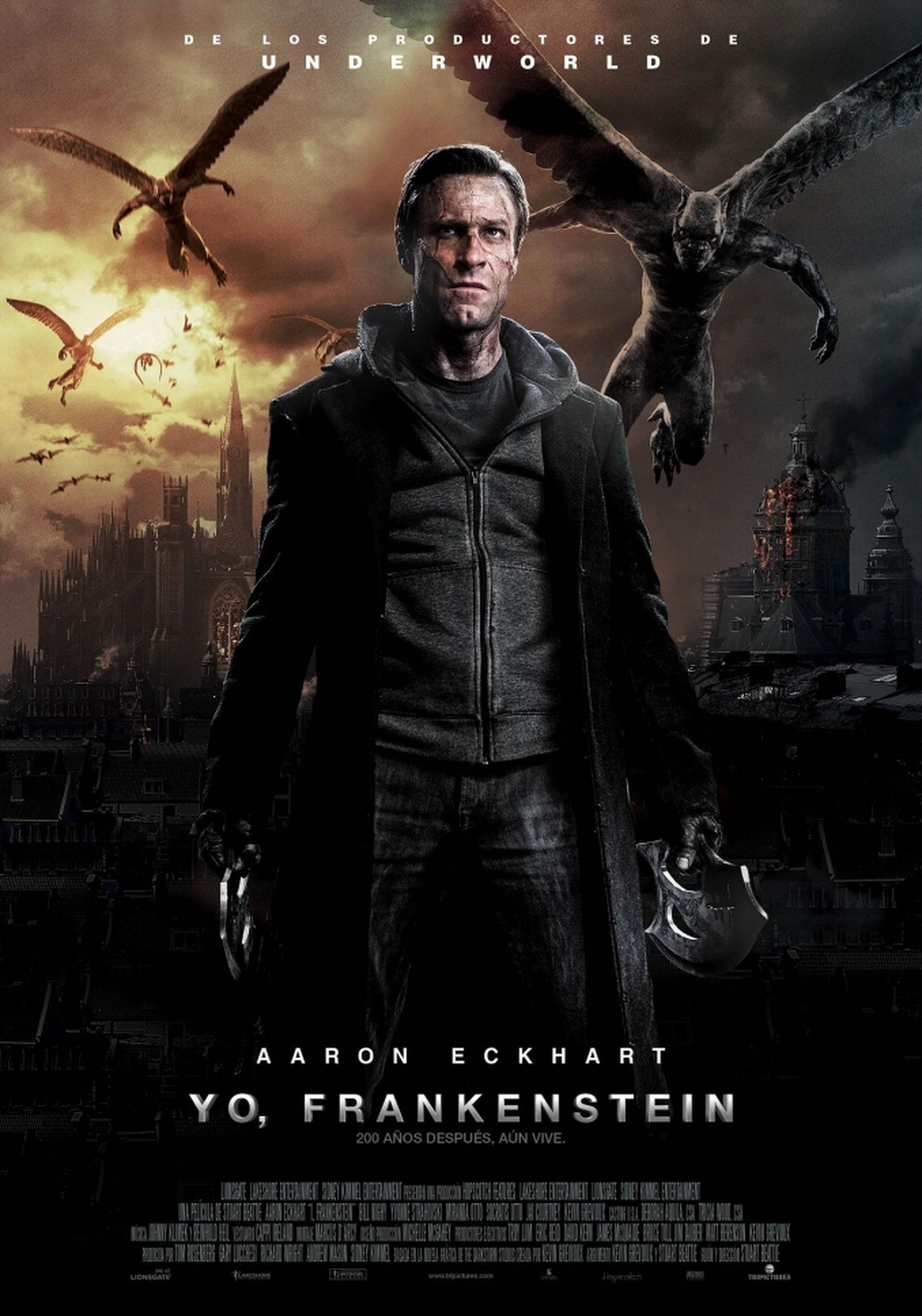 Cartel, nuevas imágenes y fecha de estreno de Yo, Frankenstein