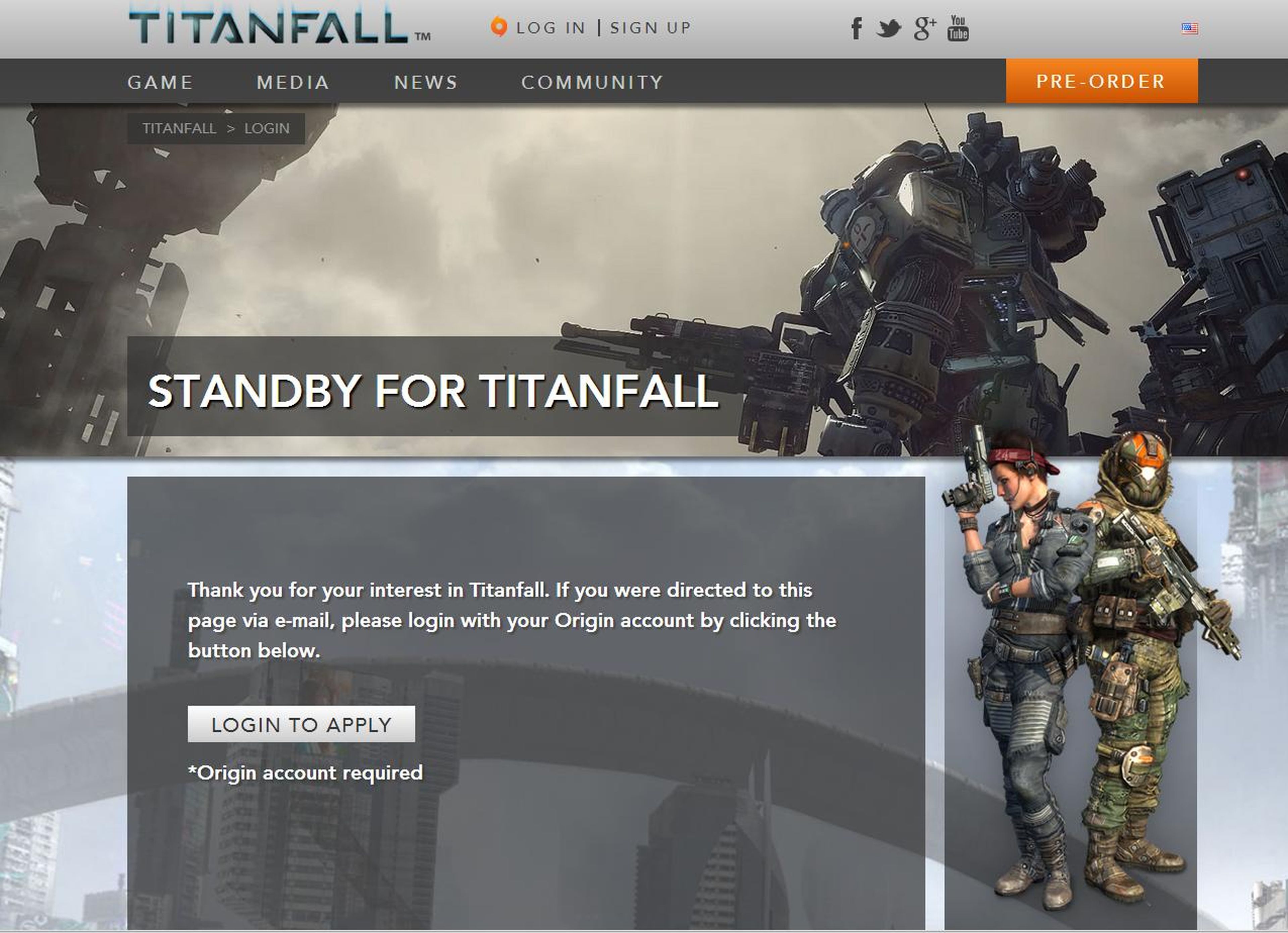 La beta de Titanfall podría llegar pronto
