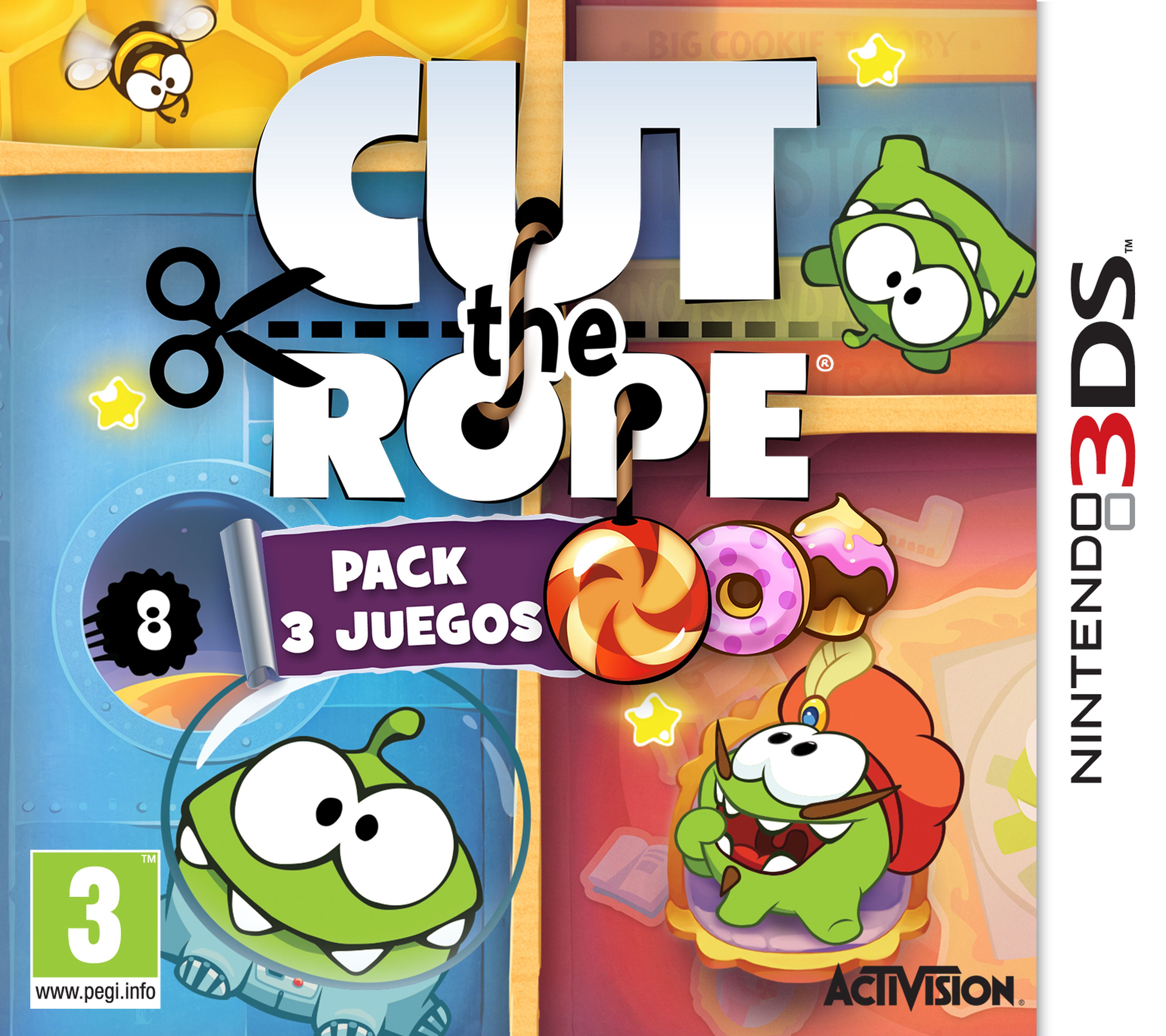 La trilogía Cut the Rope llegará a 3DS