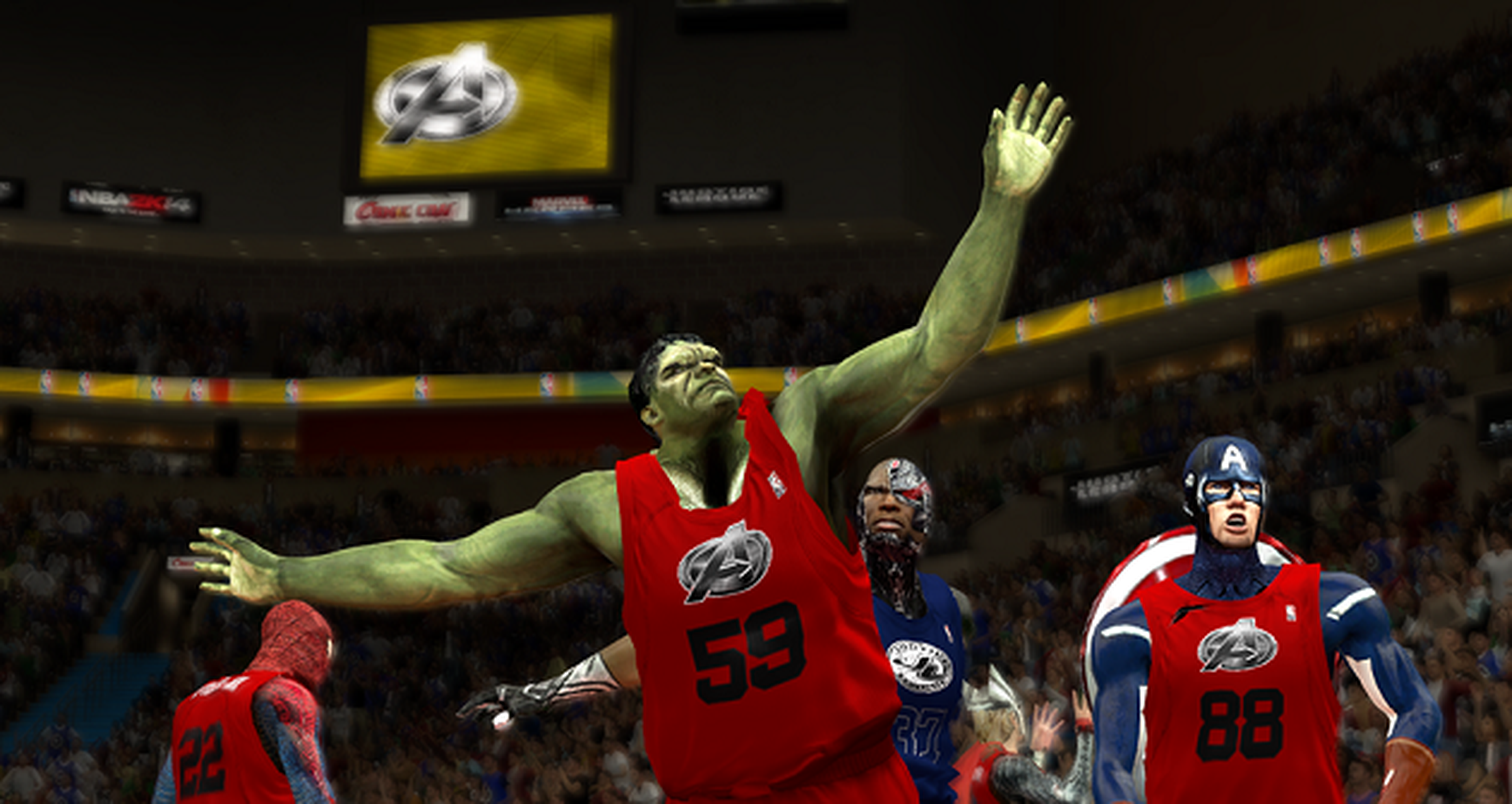 Los superhéroes llegan a NBA 2K14