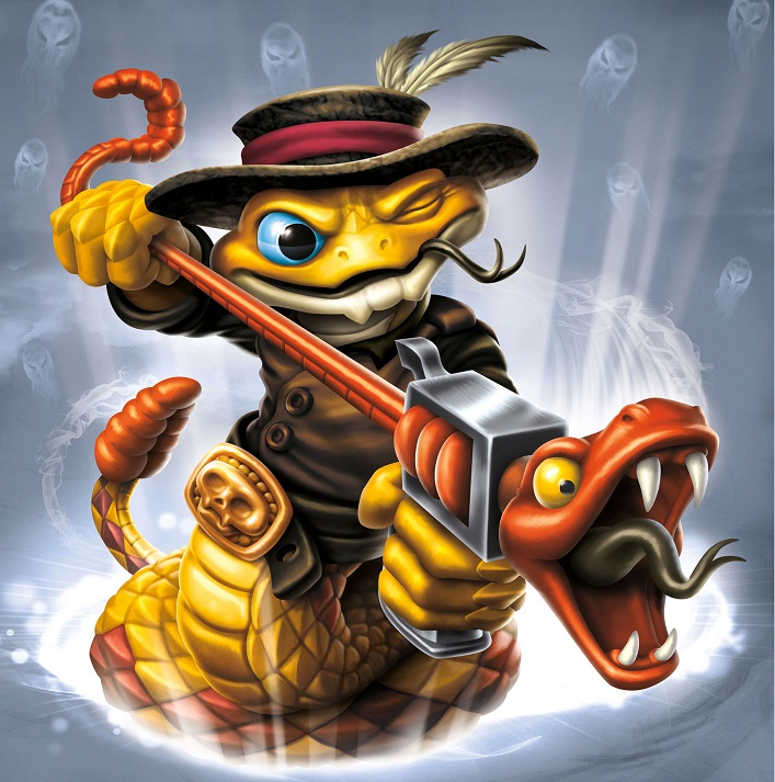 Así es Rattle Shake en Skylanders Swap Force