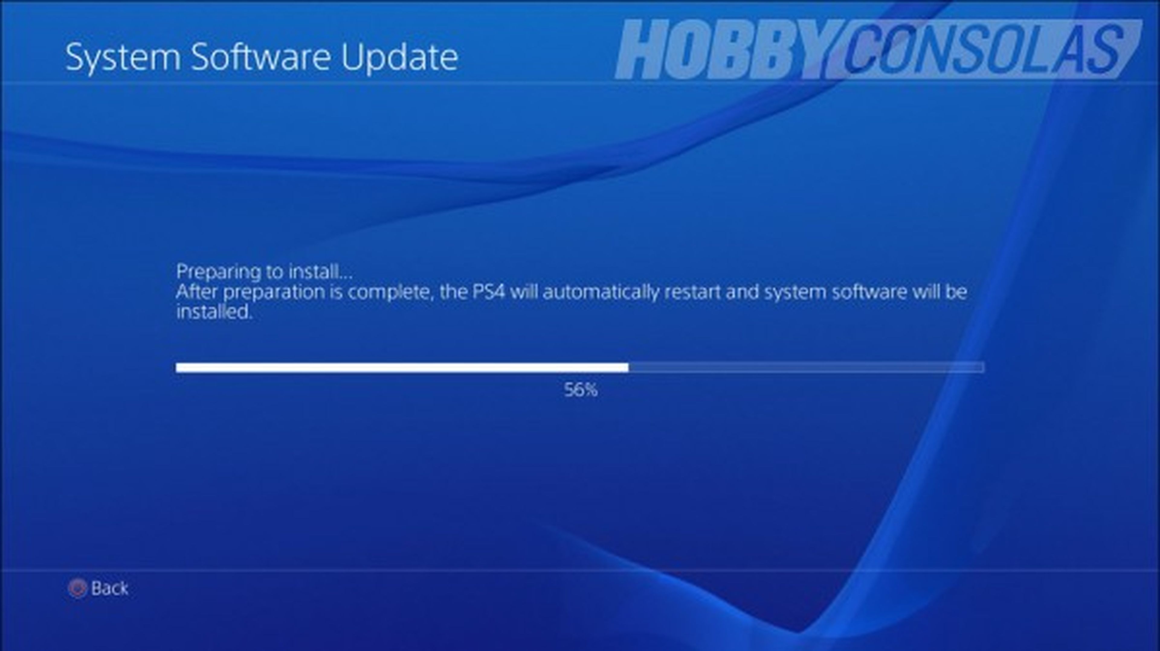 PS4 se actualizará a la versión 1.6