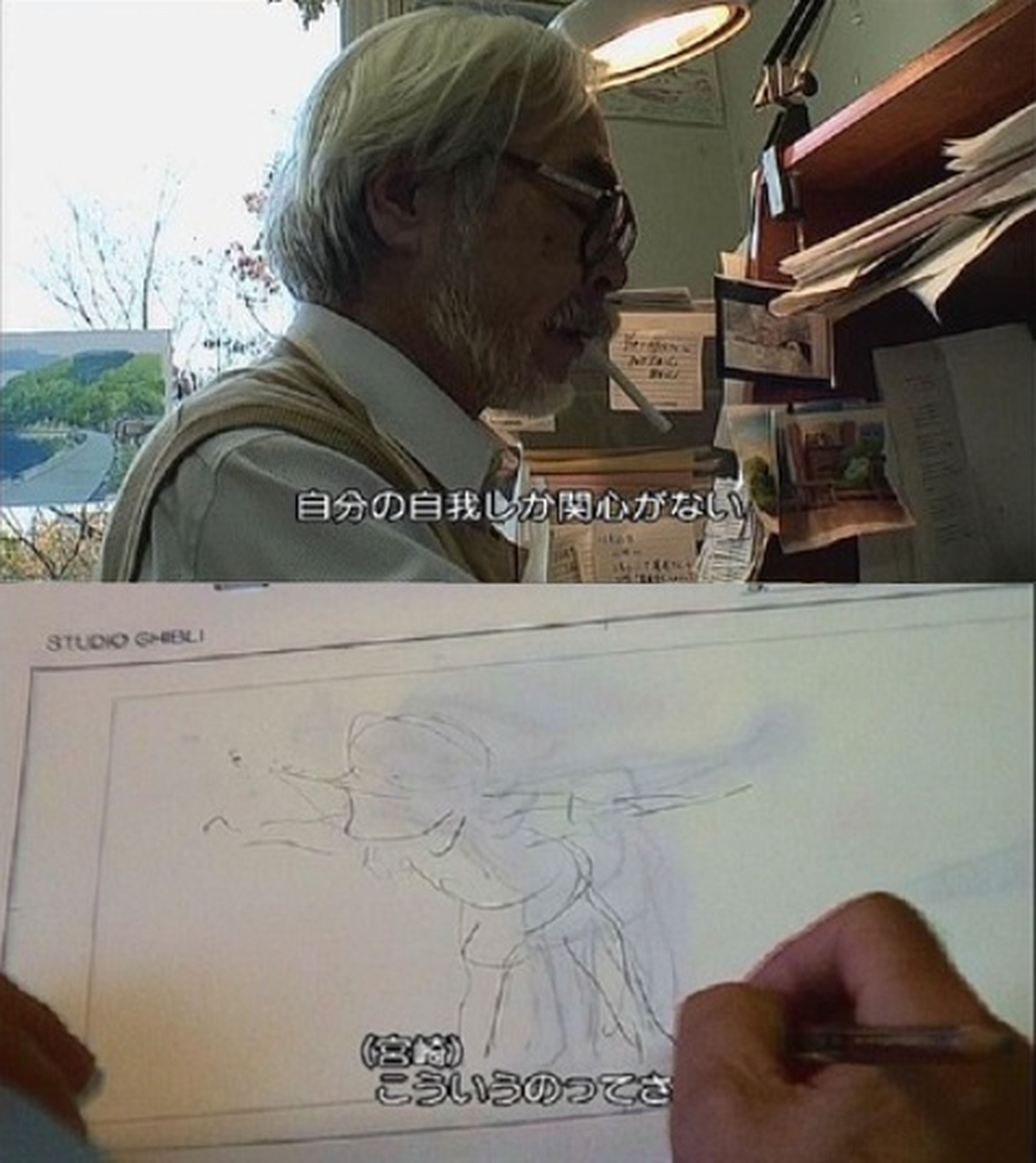 Miyazaki habla sobre la industria del anime
