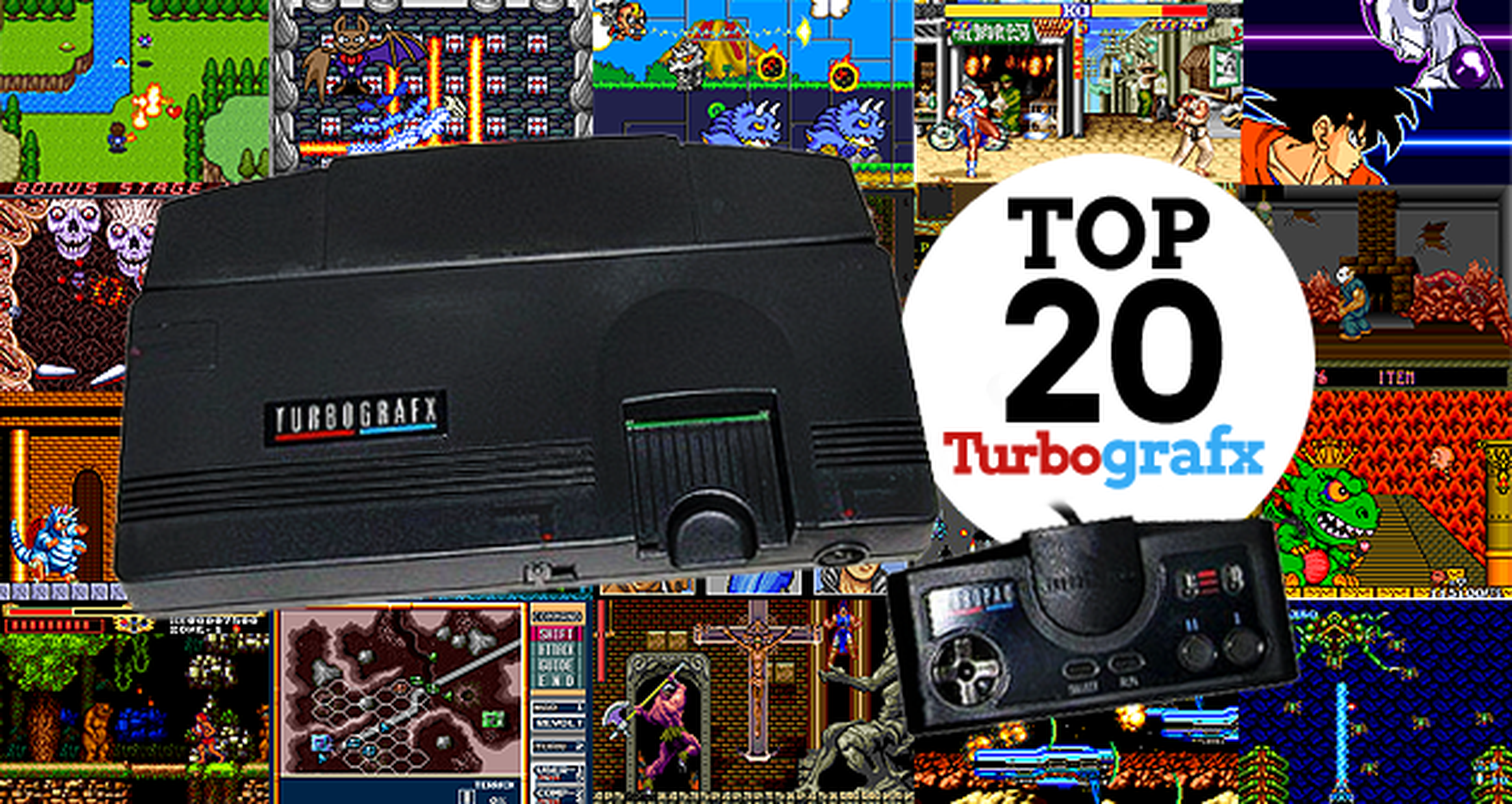 Los 20 mejores juegos de Turbografx
