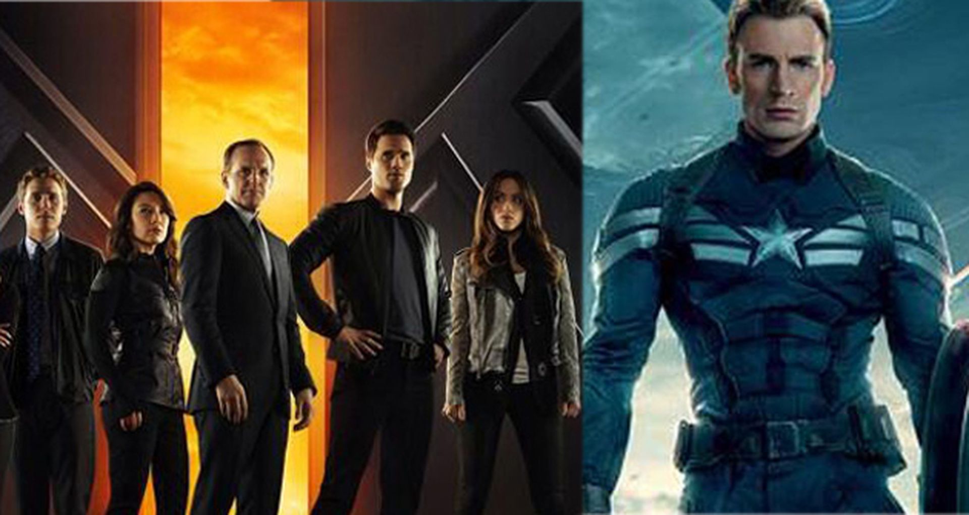 Hay relación entre Agentes de SHIELD y El Capitán América ESDI