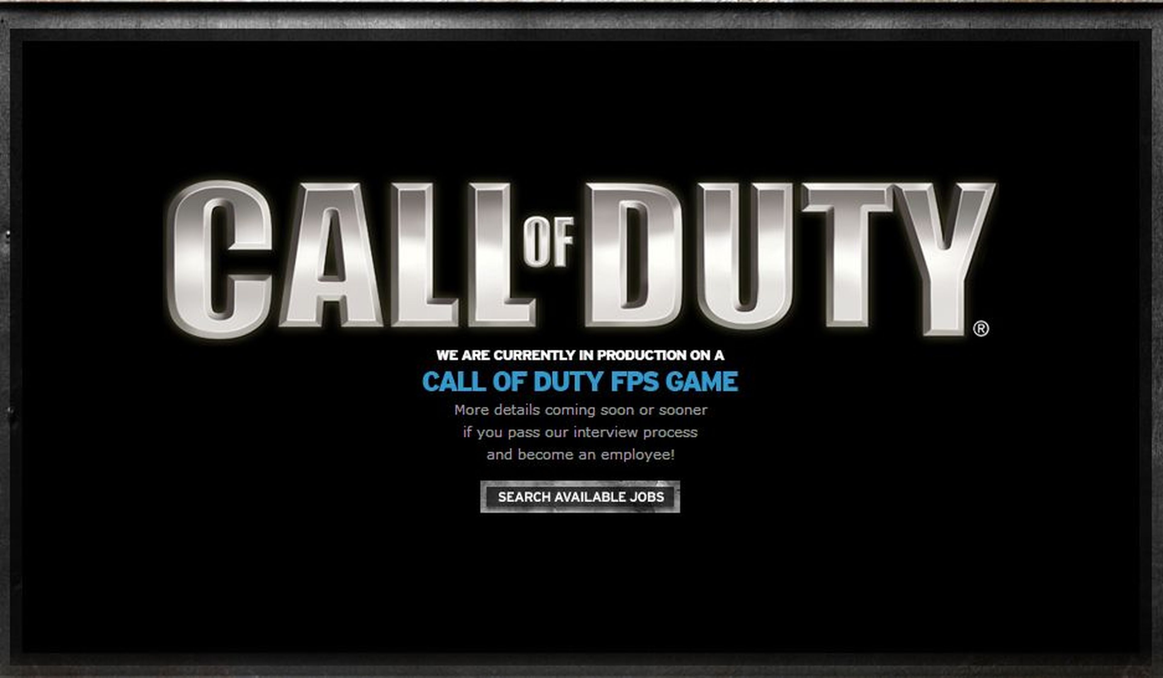 Aseguran un gran salto gráfico para el próximo Call of Duty