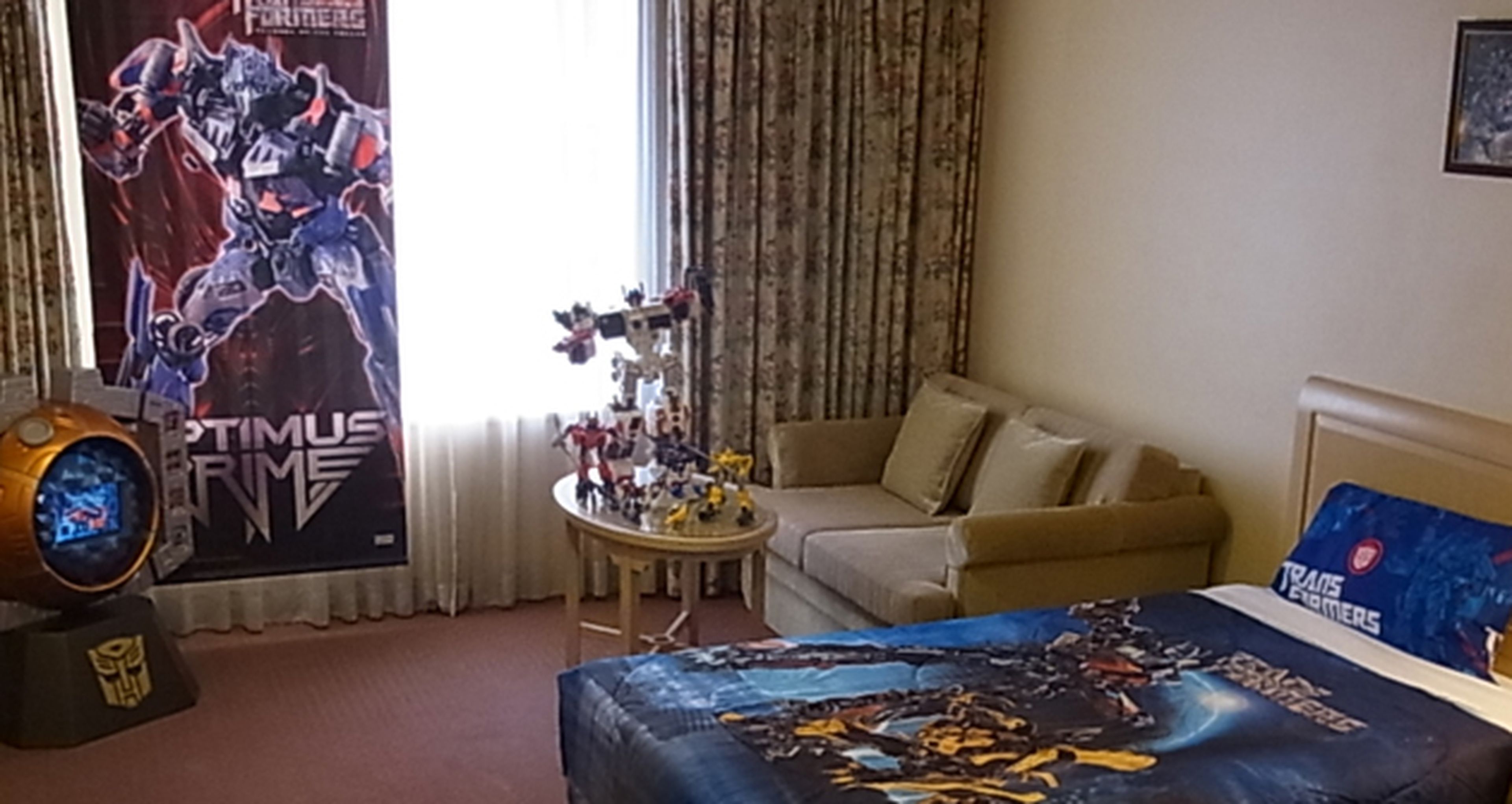 Transformers tiene su propia habitación de hotel