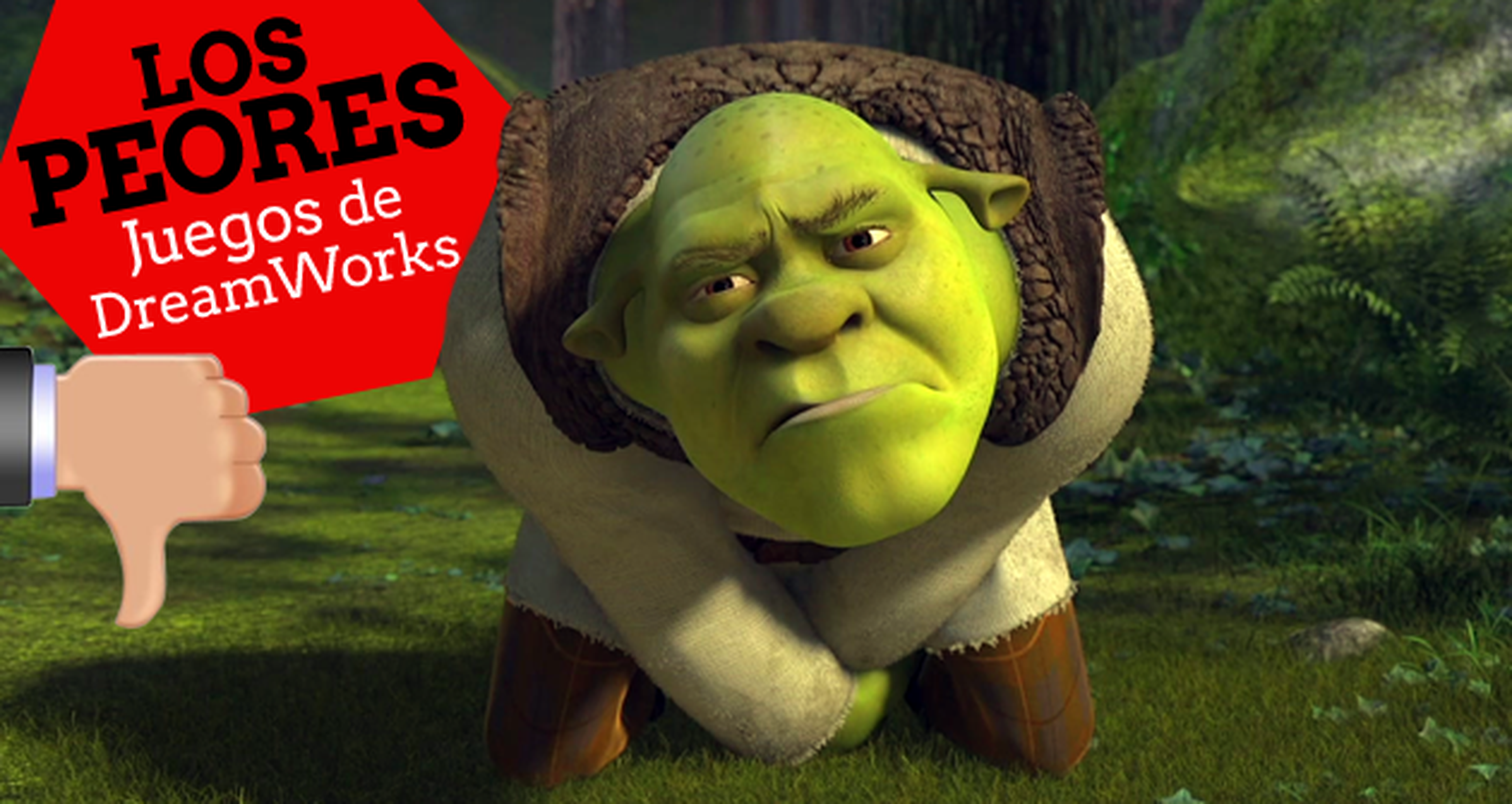 Los 10 peores juegos de DreamWorks
