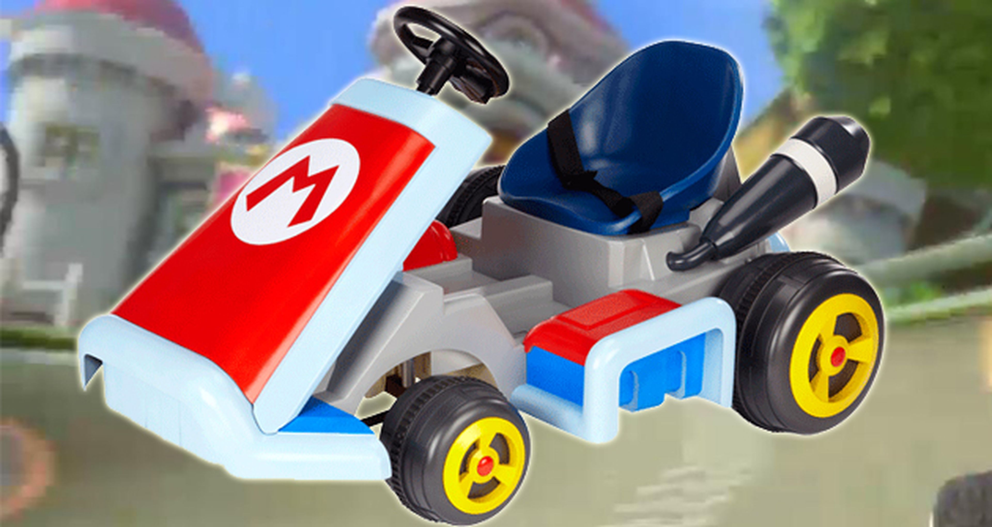 Tu hijo puede montar en el kart de Mario