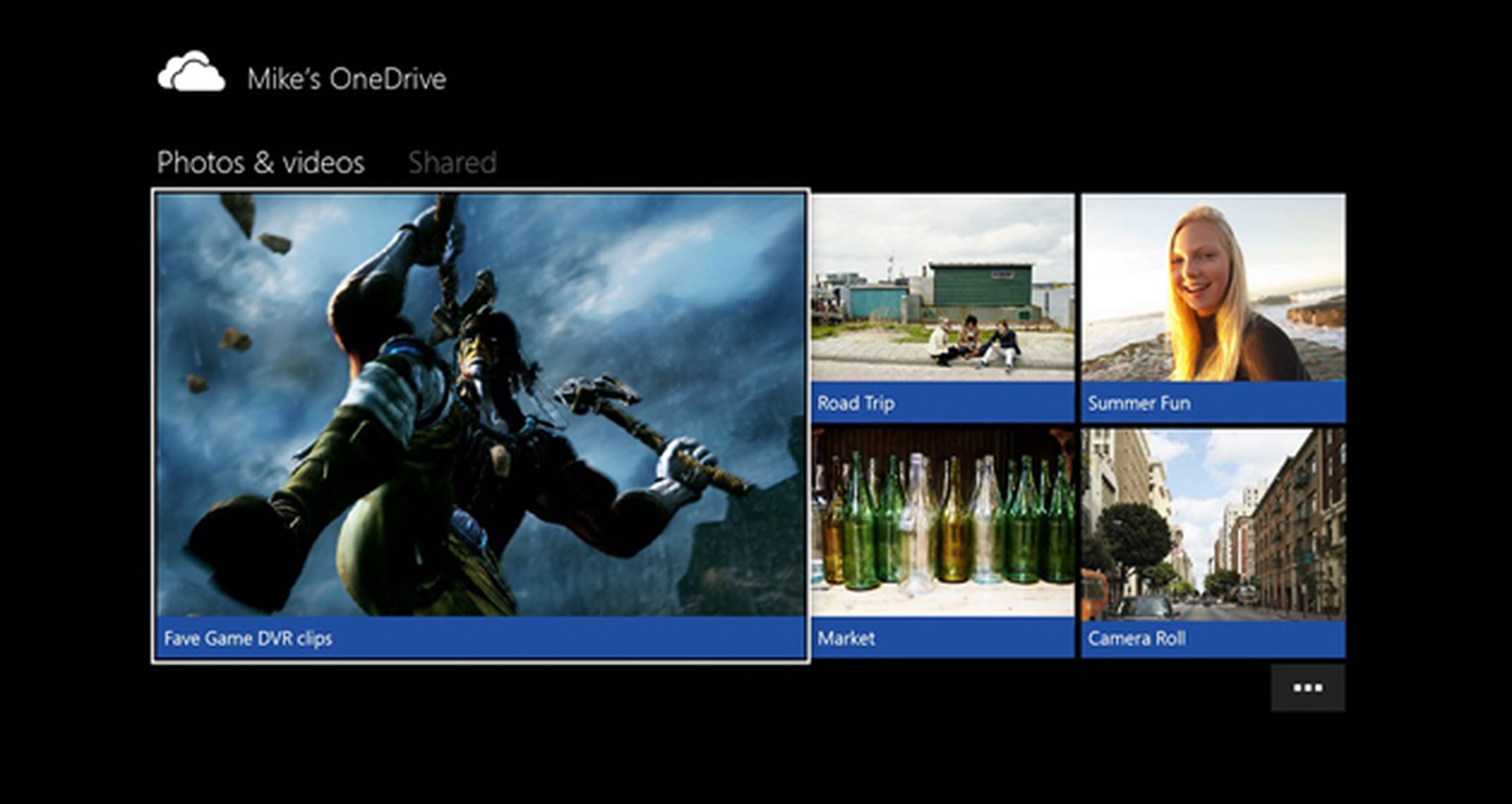 OneDrive incluye logros en Xbox One