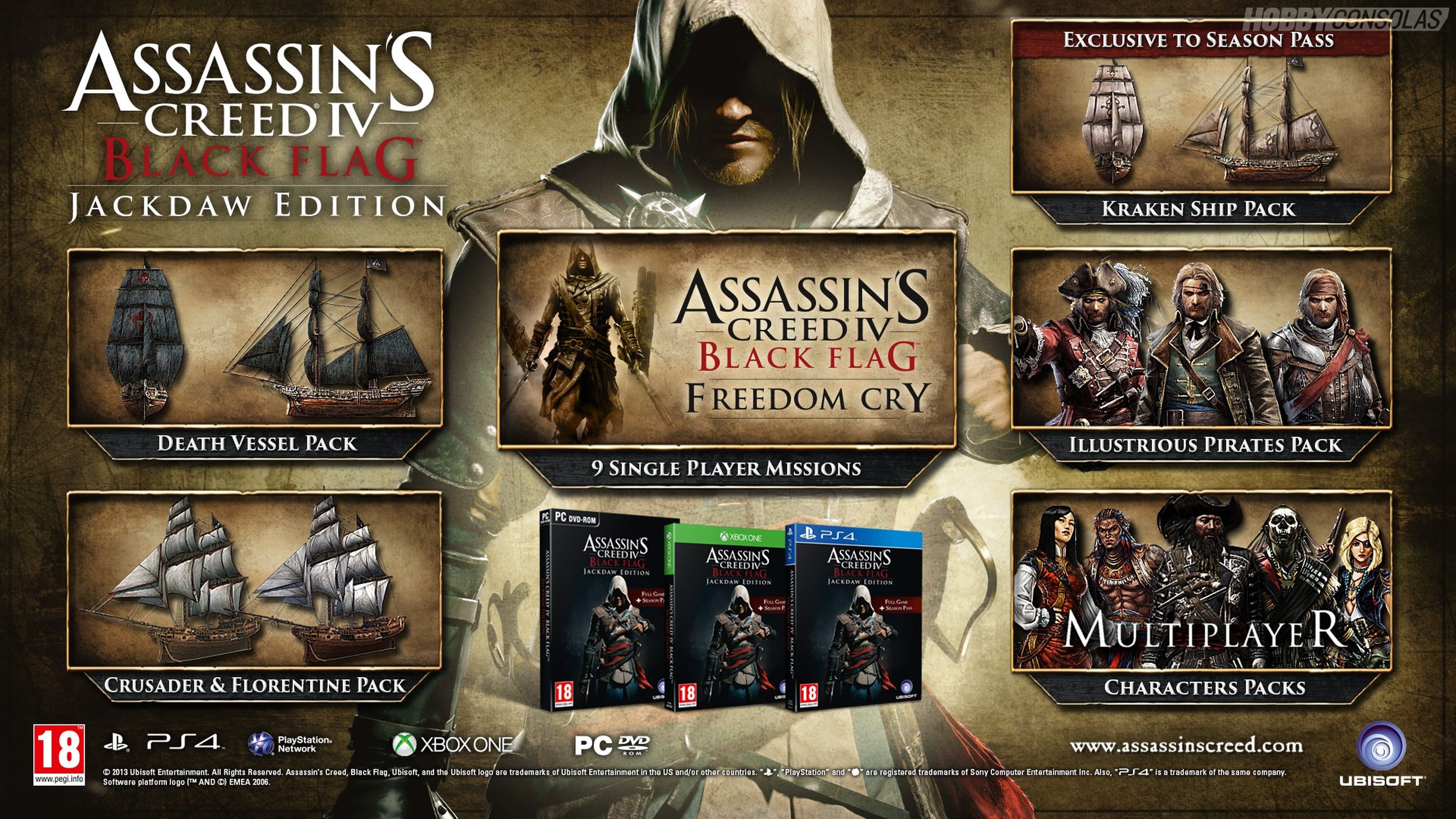 Así es la edición Jackdaw de Assassin's Creed IV