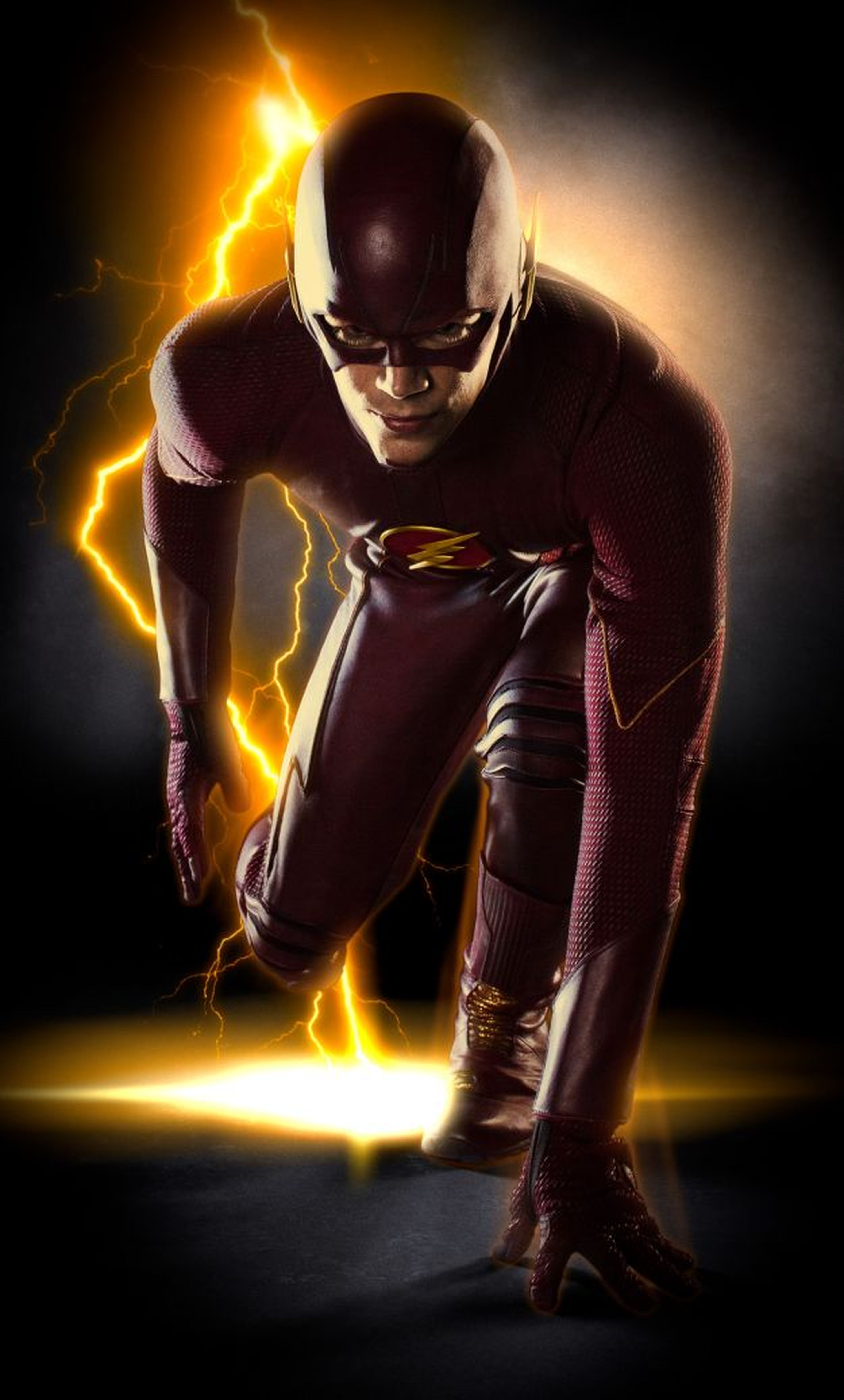 El traje de Flash, de cuerpo entero