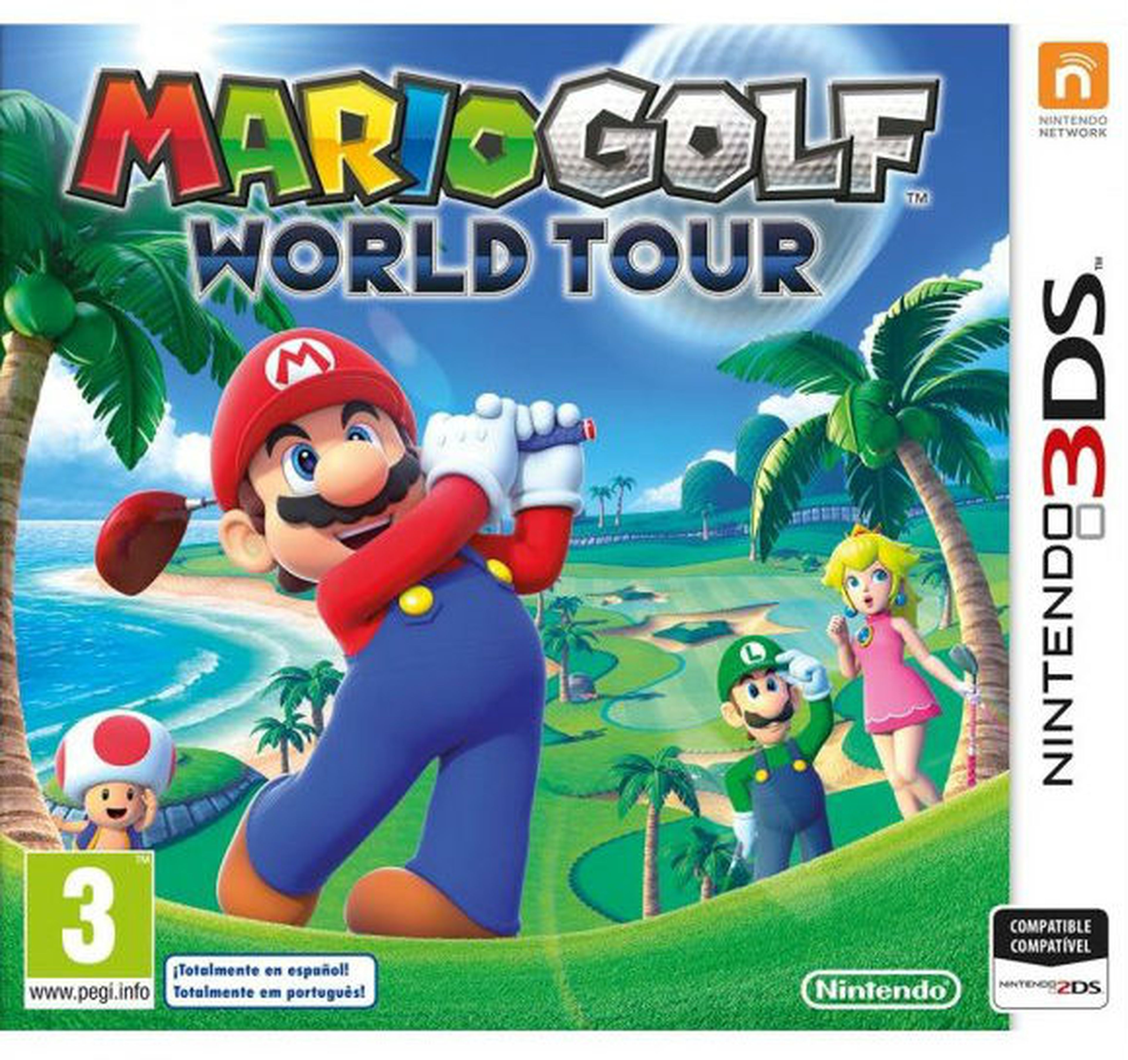 Así es la carátula de Mario Golf: World Tour