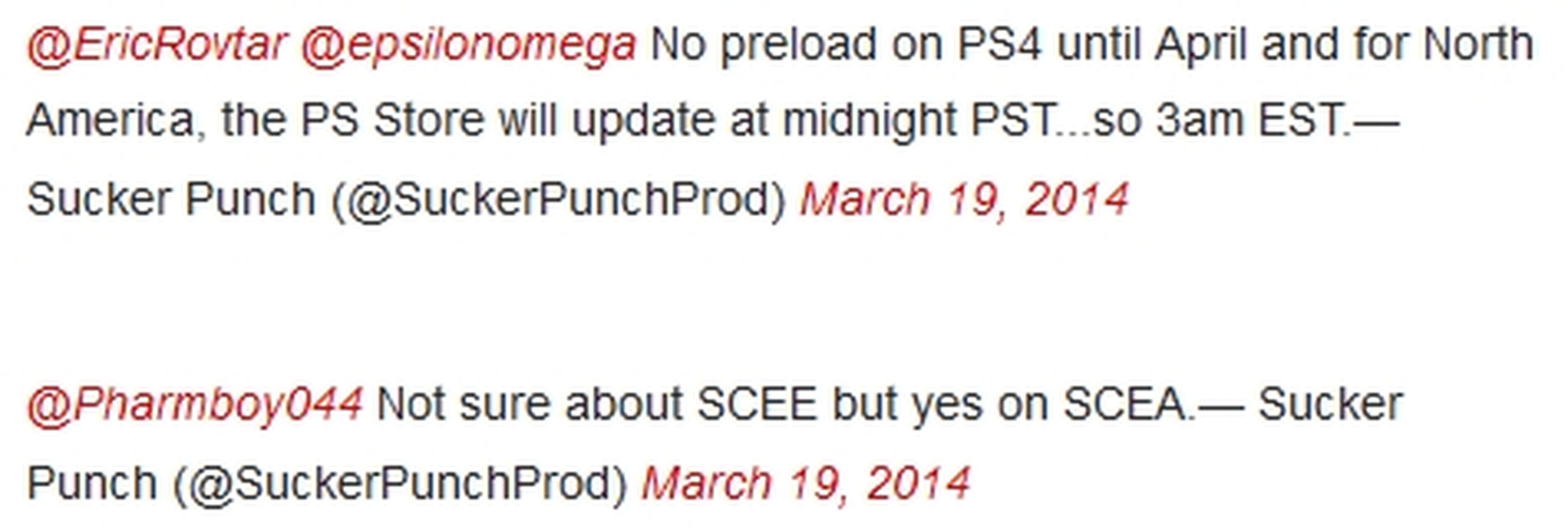 Las predescargas de PS4 llegarán en abril