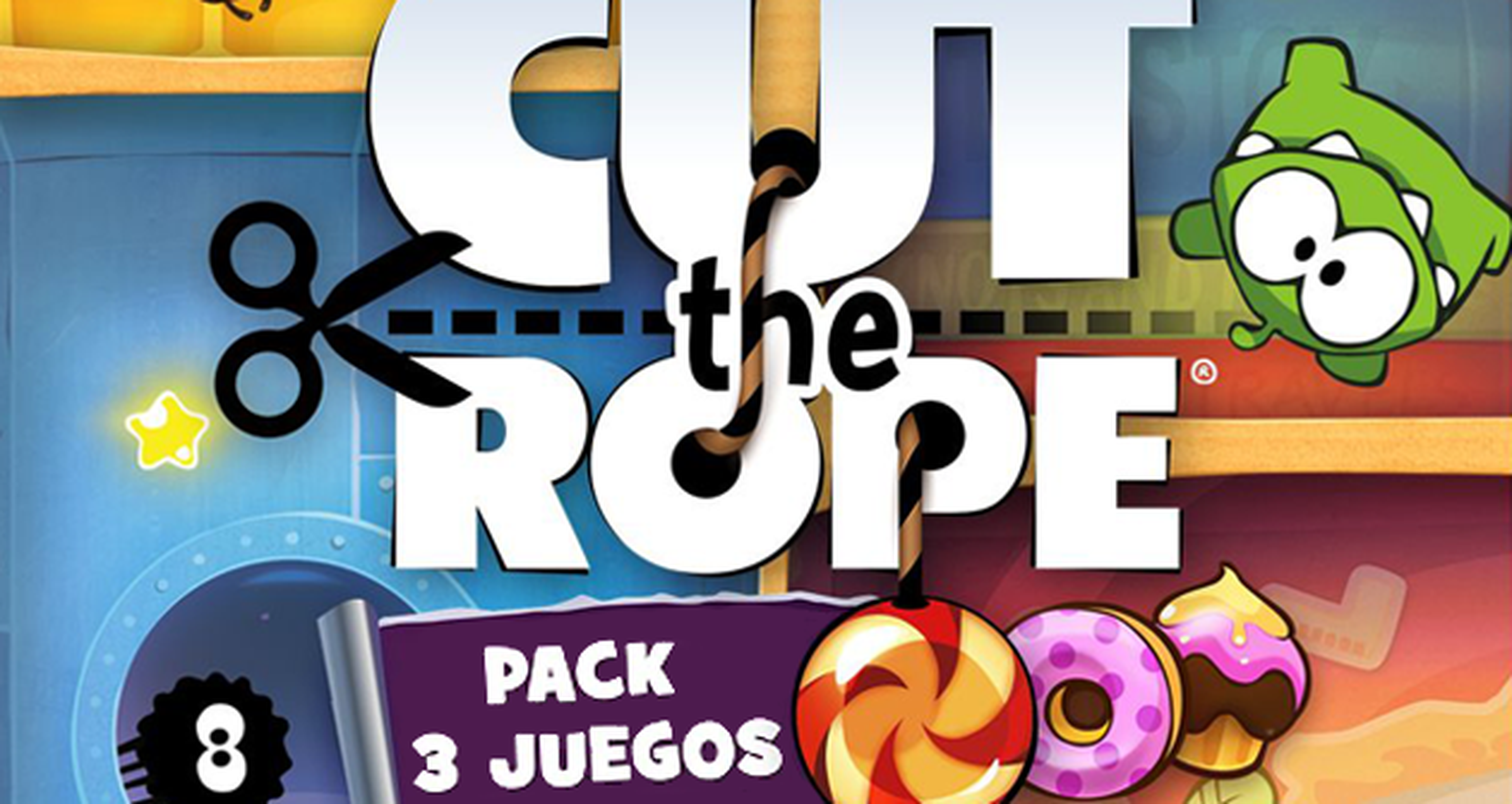 Análisis de Cut the Rope Pack 3 JUEGOS para 3DS