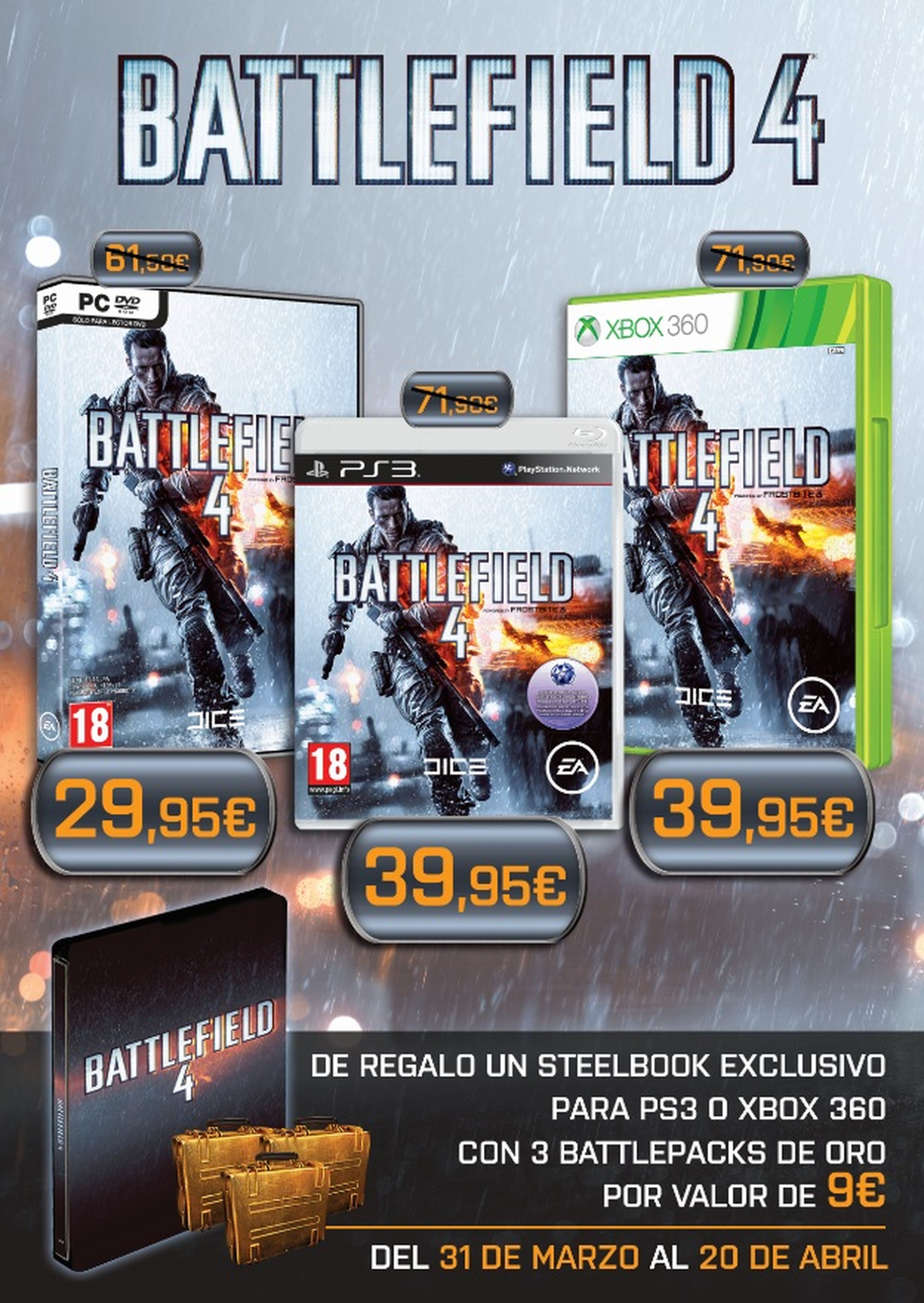 Need for Speed Rivals y Battlefield 4 bajan de precio