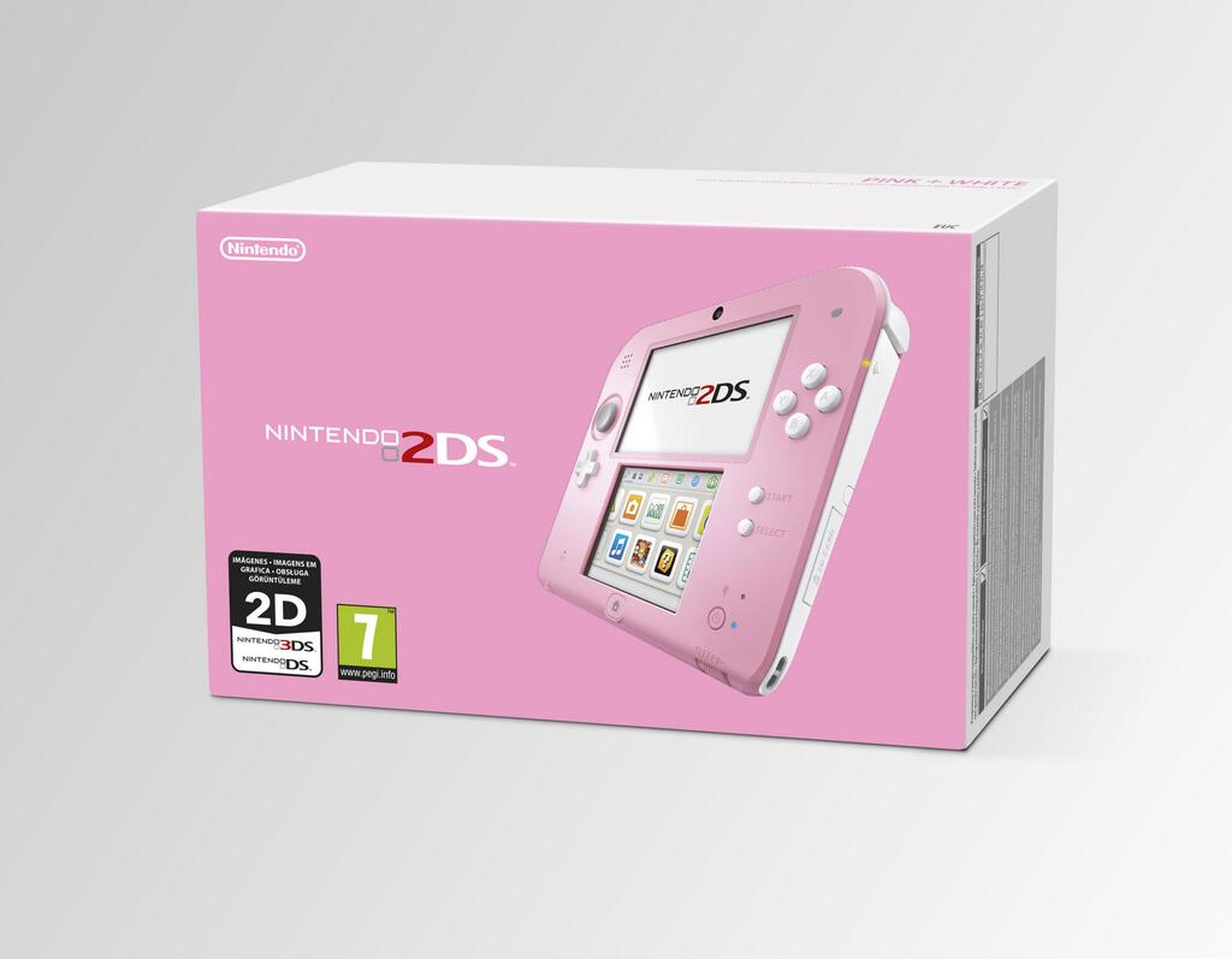 El 2 de mayo, nueva Nintendo 2DS Rosa y Blanco