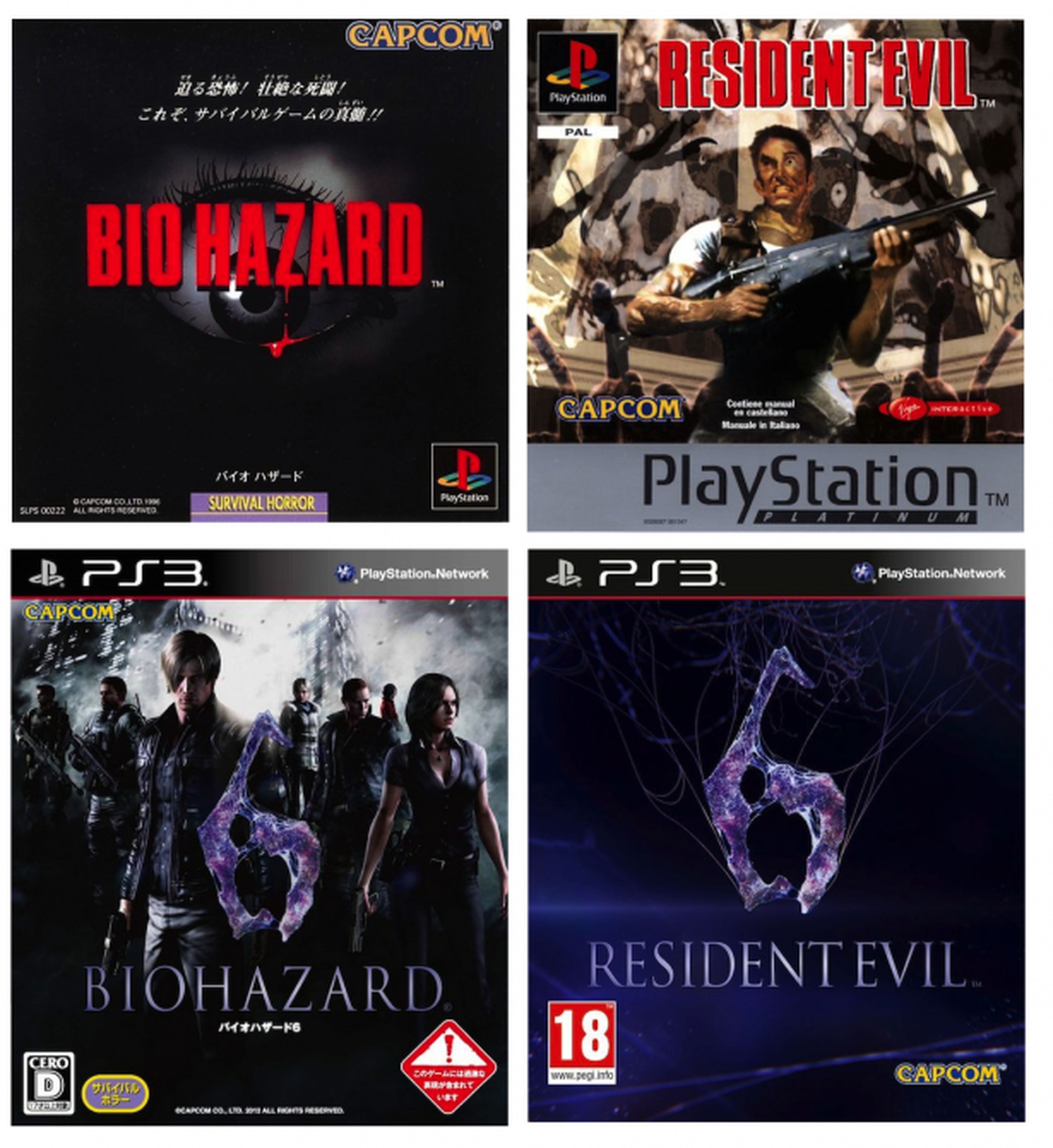 De Biohazard a Resident Evil: juegos con varios nombres