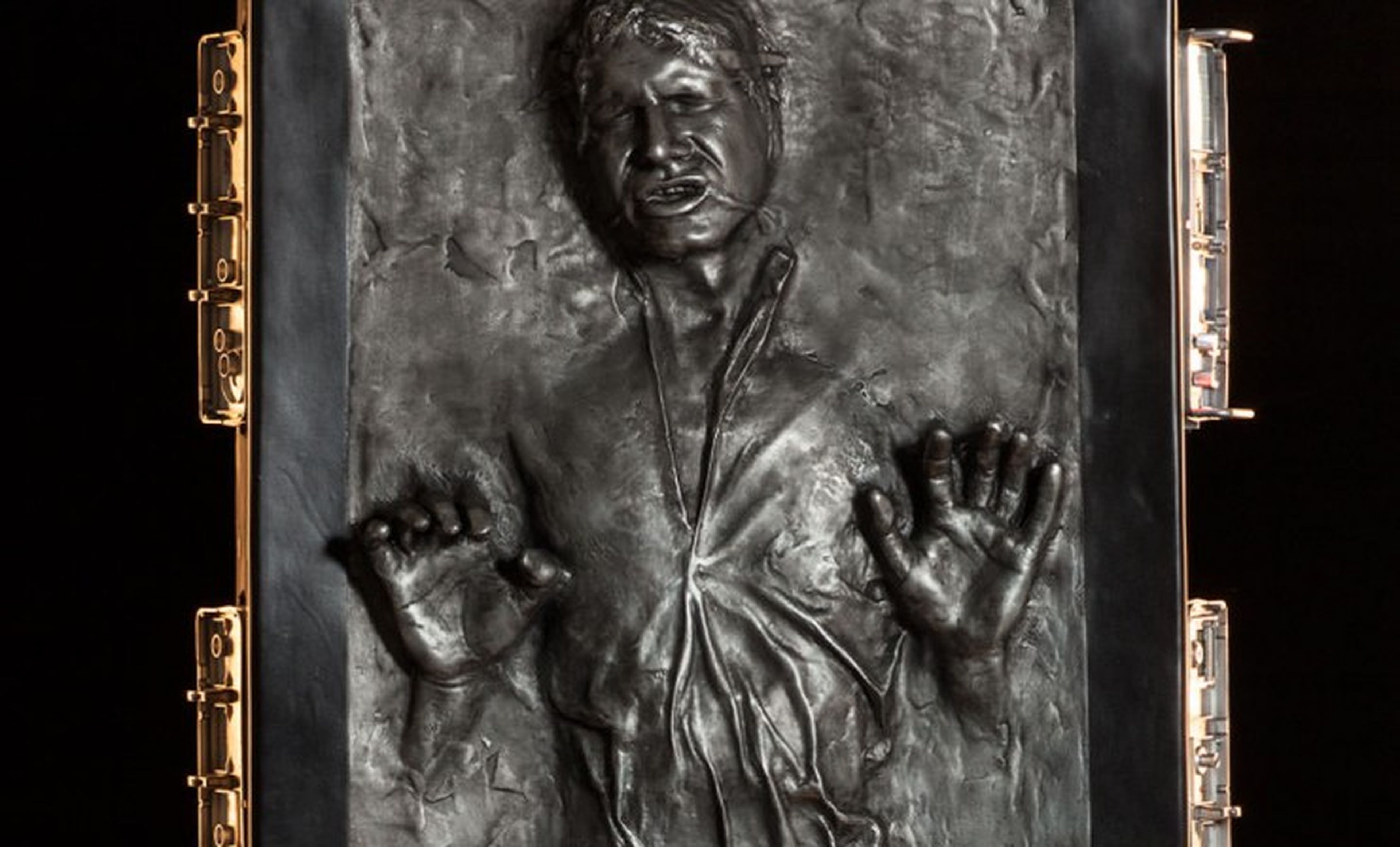 Estatua de Han Solo en carbonita, de Sideshow