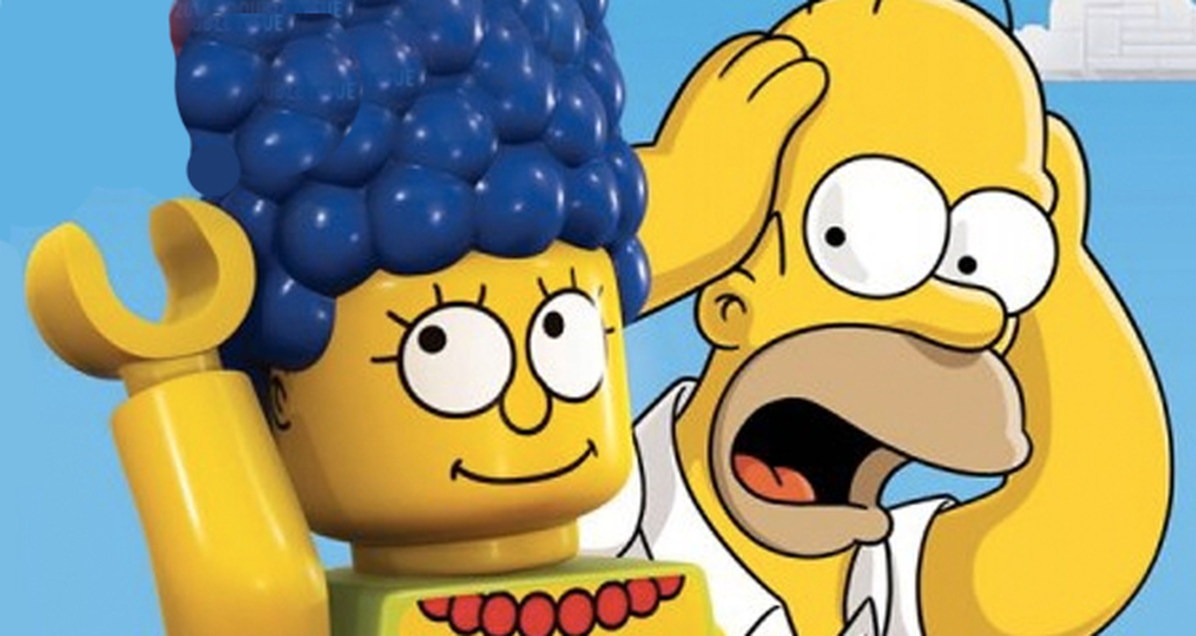 Imágenes de Los Simpson en el episodio en formato LEGO