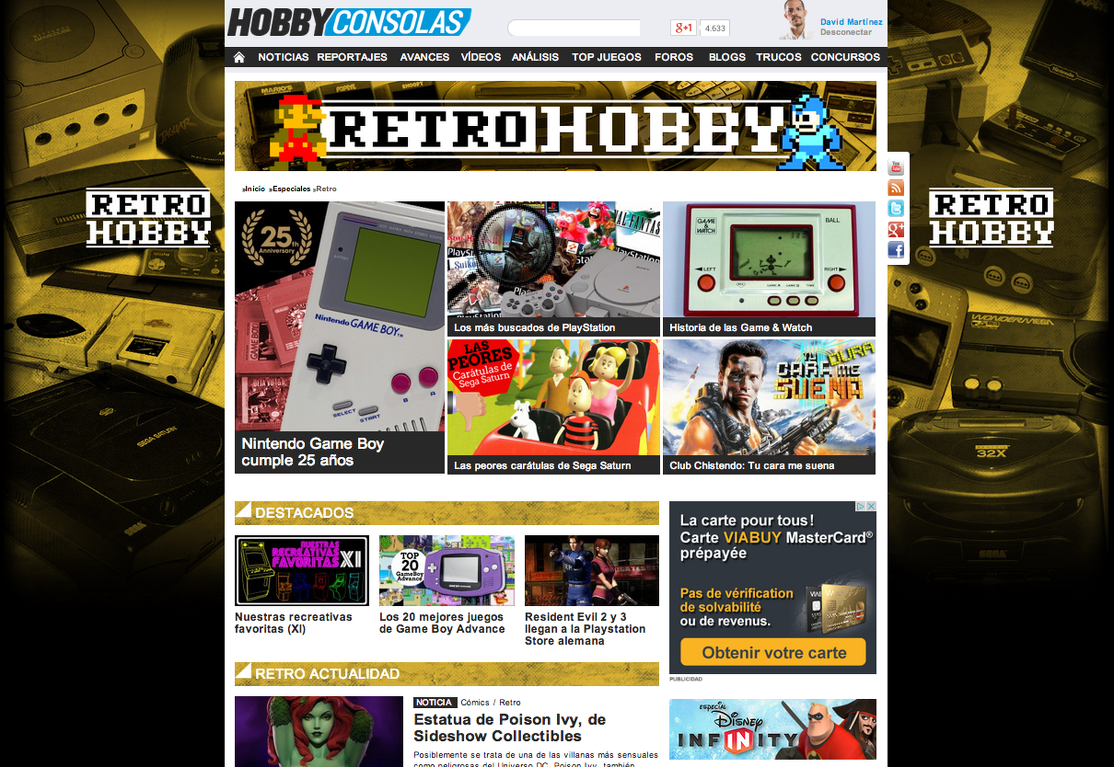 Retro en Hobbyconsolas.com