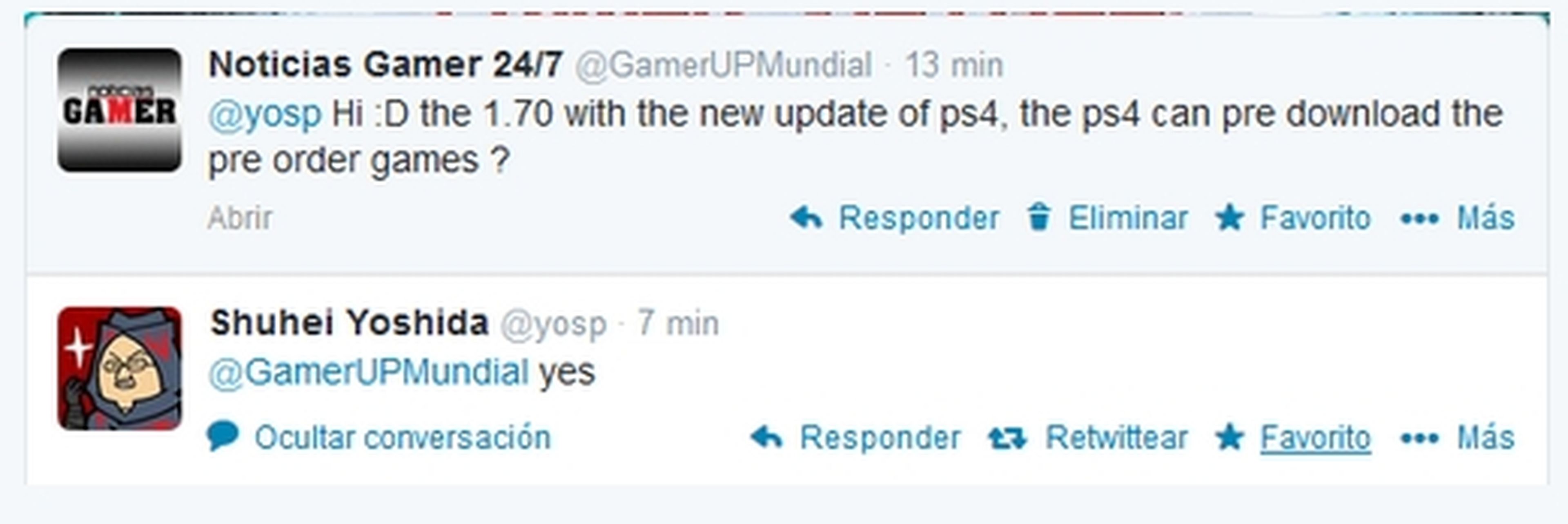 La actualización para PS4 llega el 30 de abril