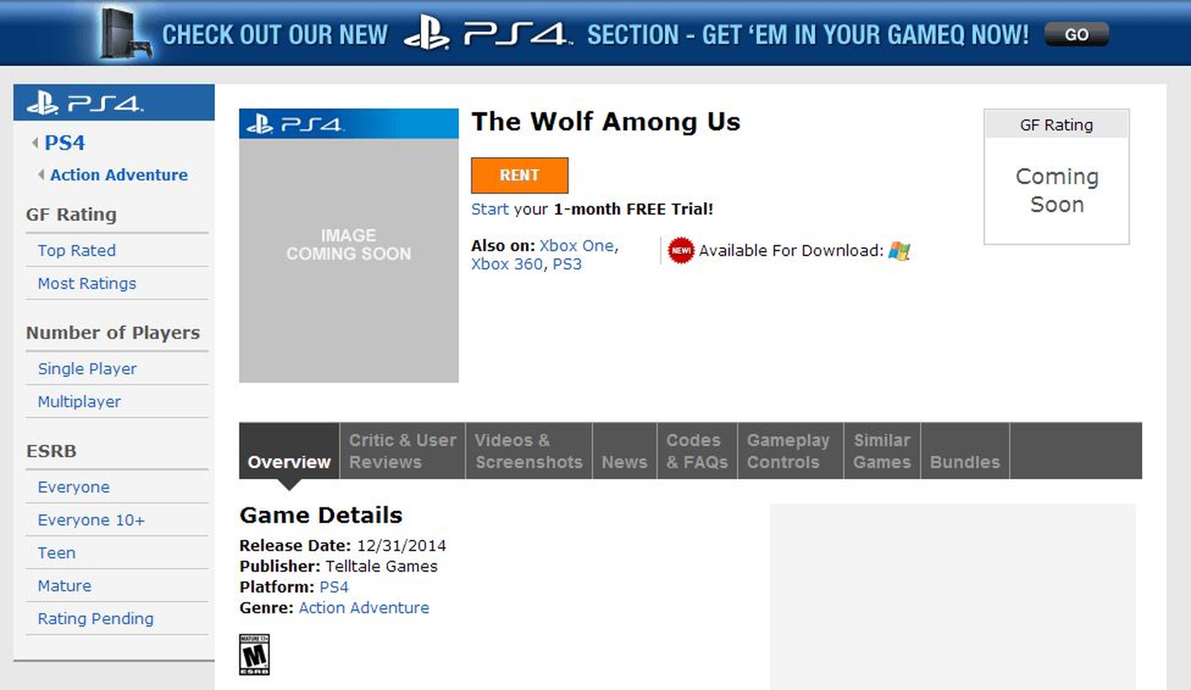 Rumor: The Wolf Among Us podría llegar a PS4 y Xbox One