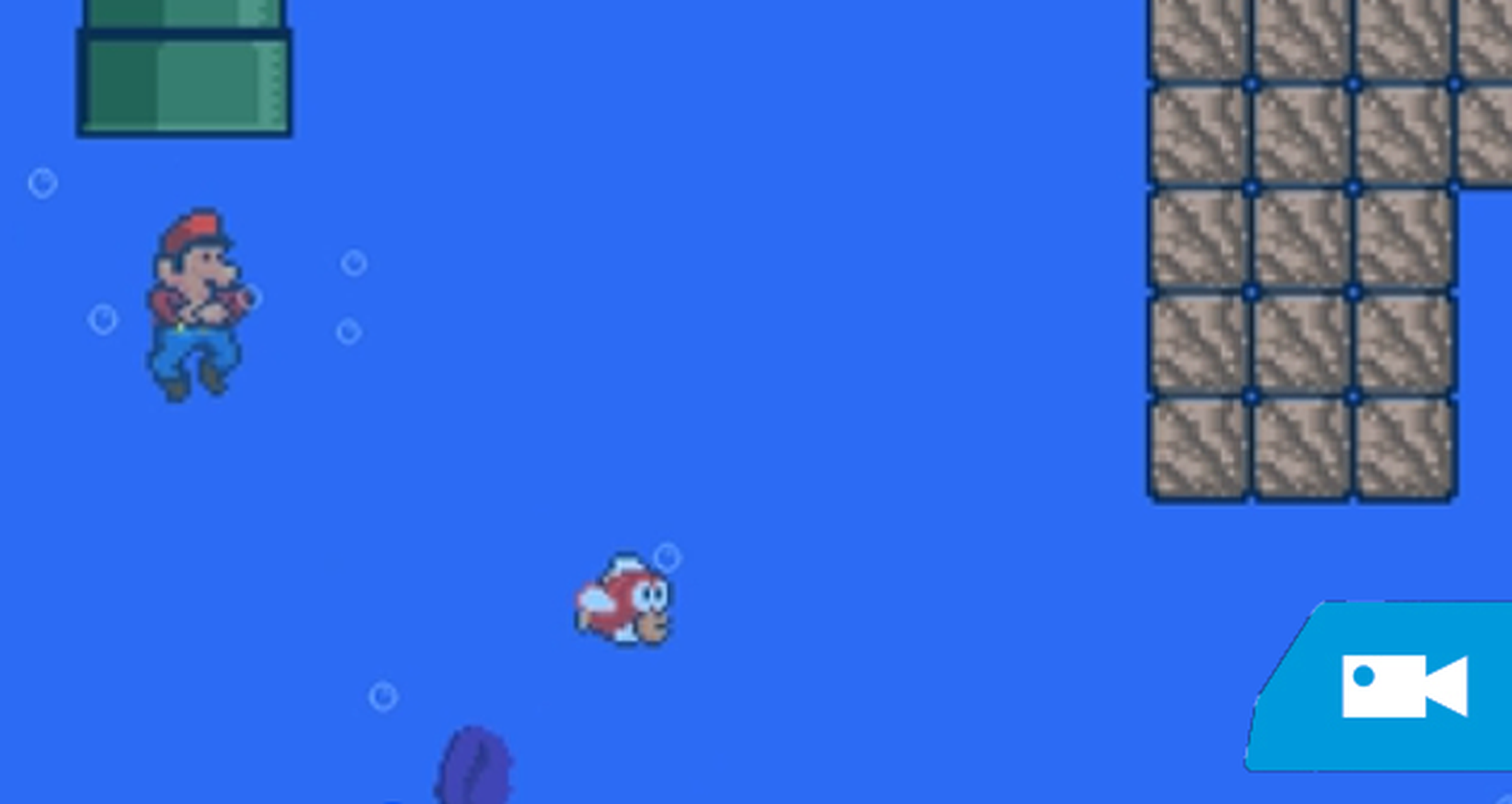 El Mario Bros realista... en niveles submarinos