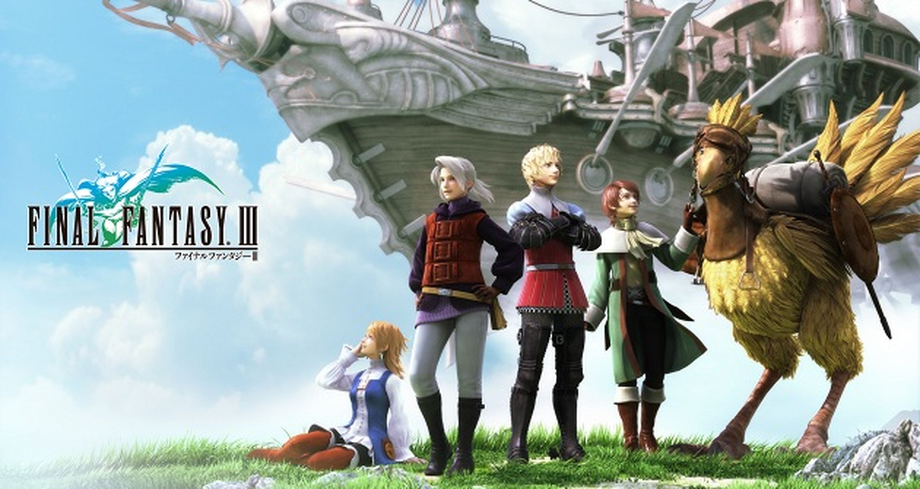 Final Fantasy III llegará a Steam con mejoras