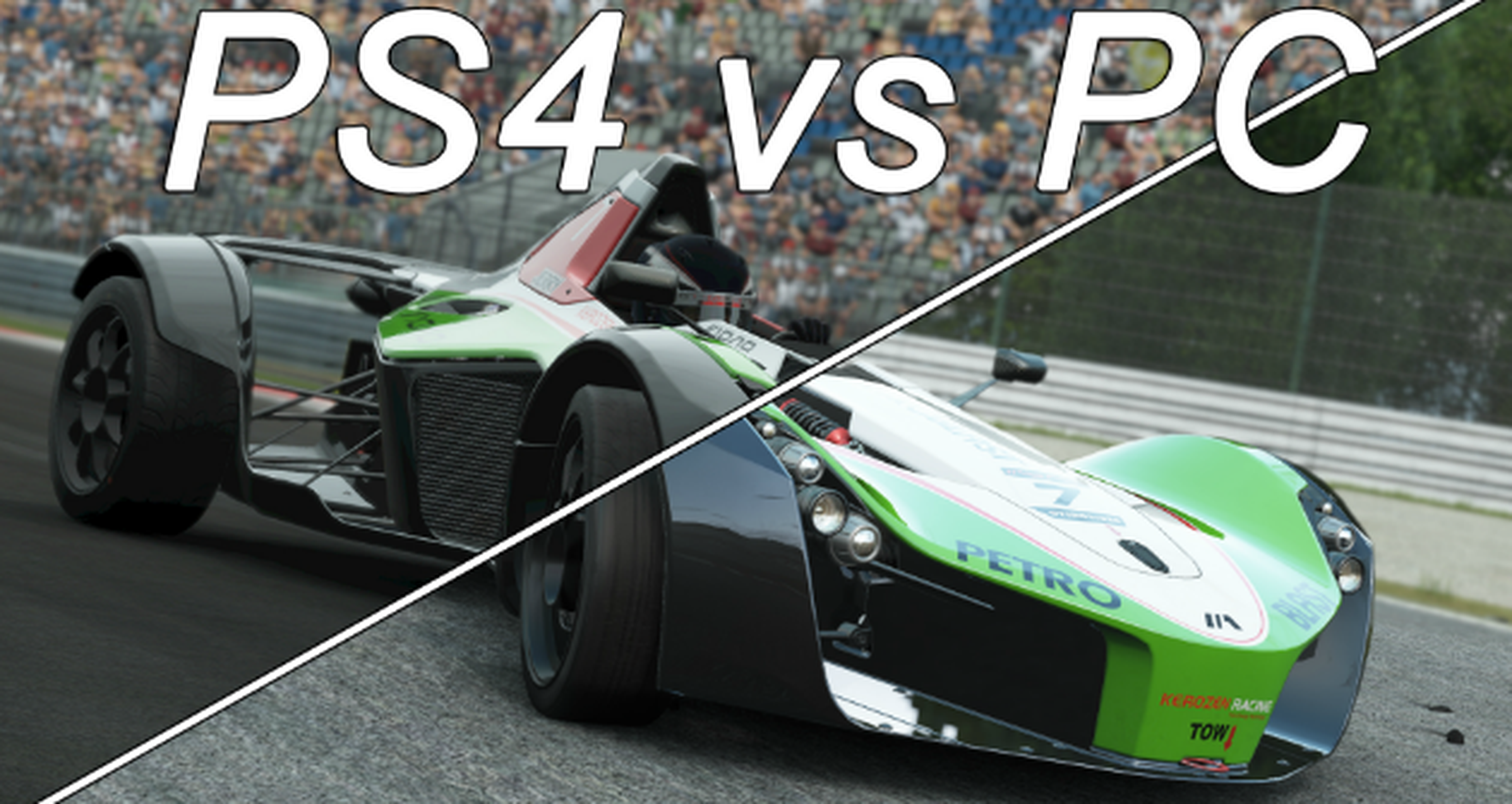 Comparación de Project Cars en PS4 y PC