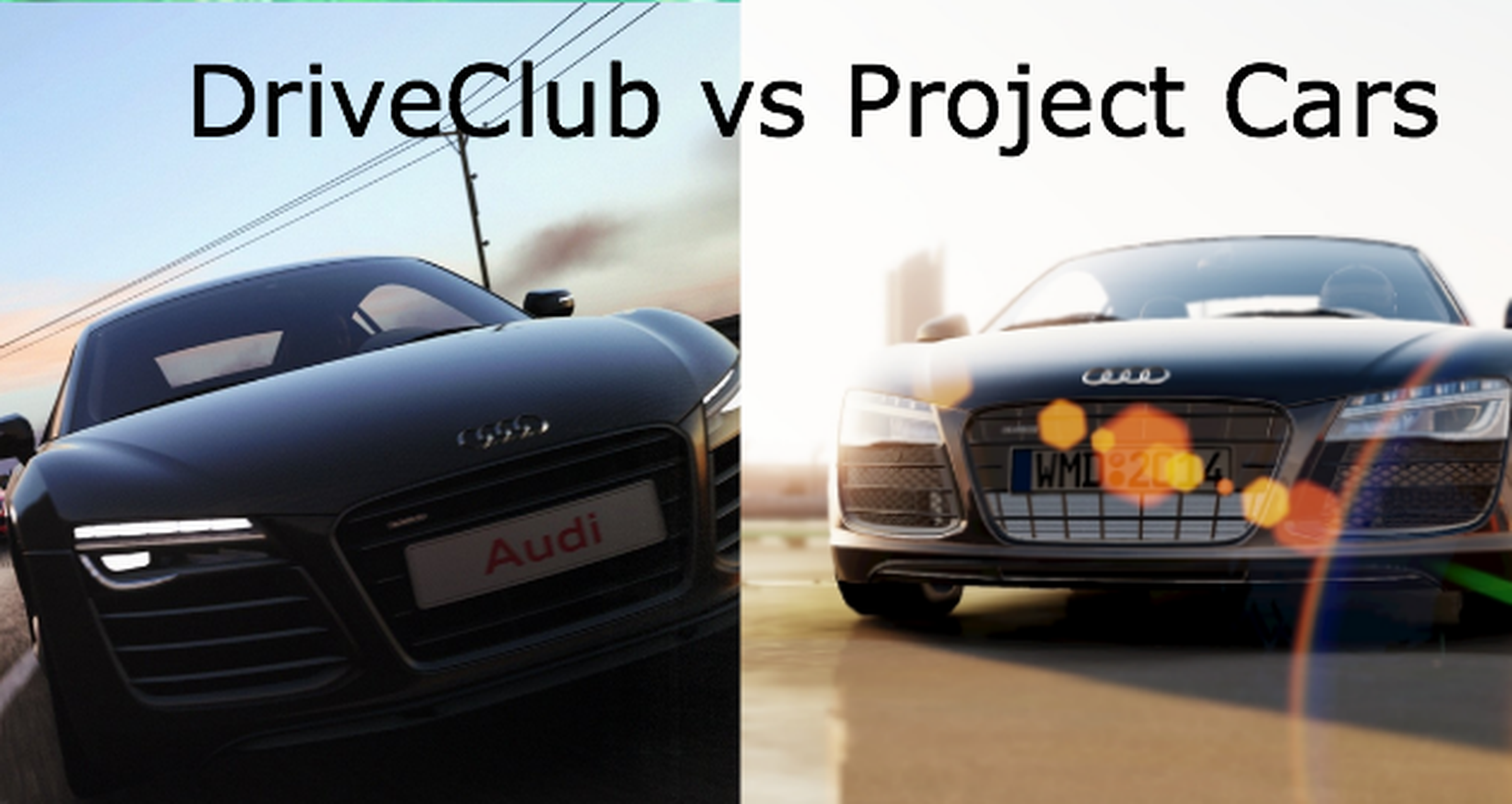 Comparación en imágenes de DriveClub vs Project Cars