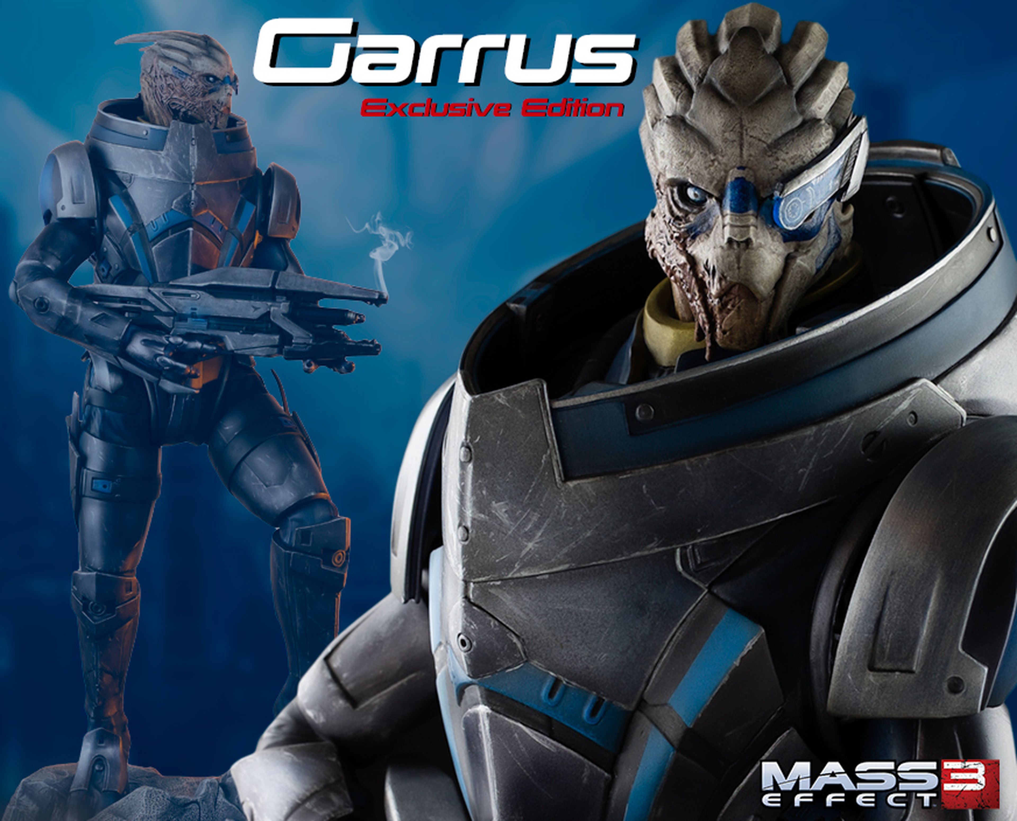 Estatua de Garrus de Mass Effect, de Gaming Heads