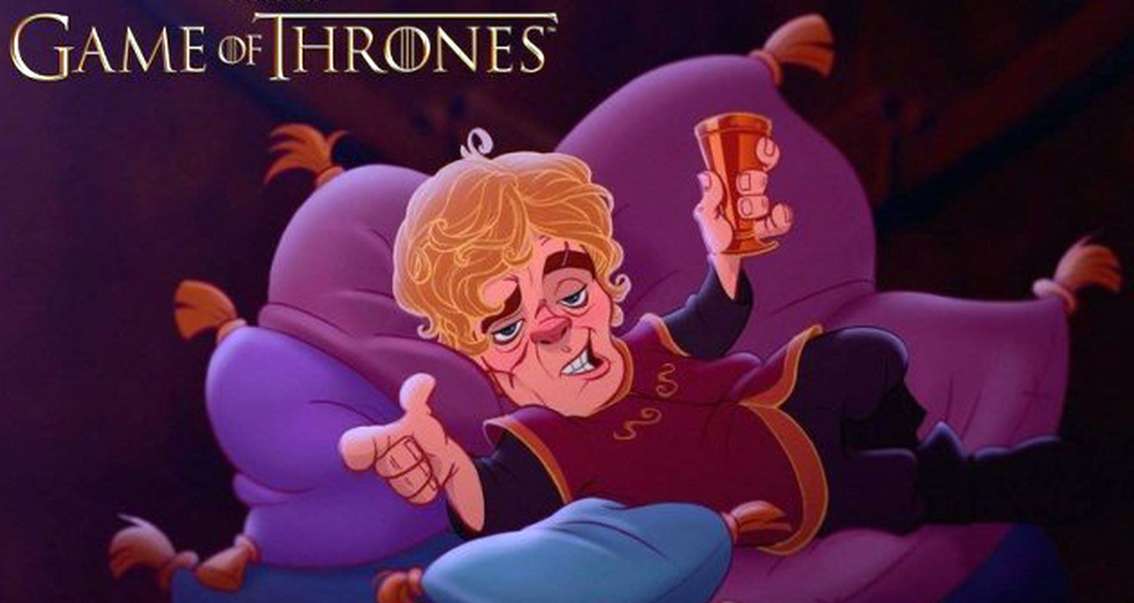 Cersei, Daenerys, Tyrion, Jon y Bran de Juego de Tronos, reimaginados al modo Disney
