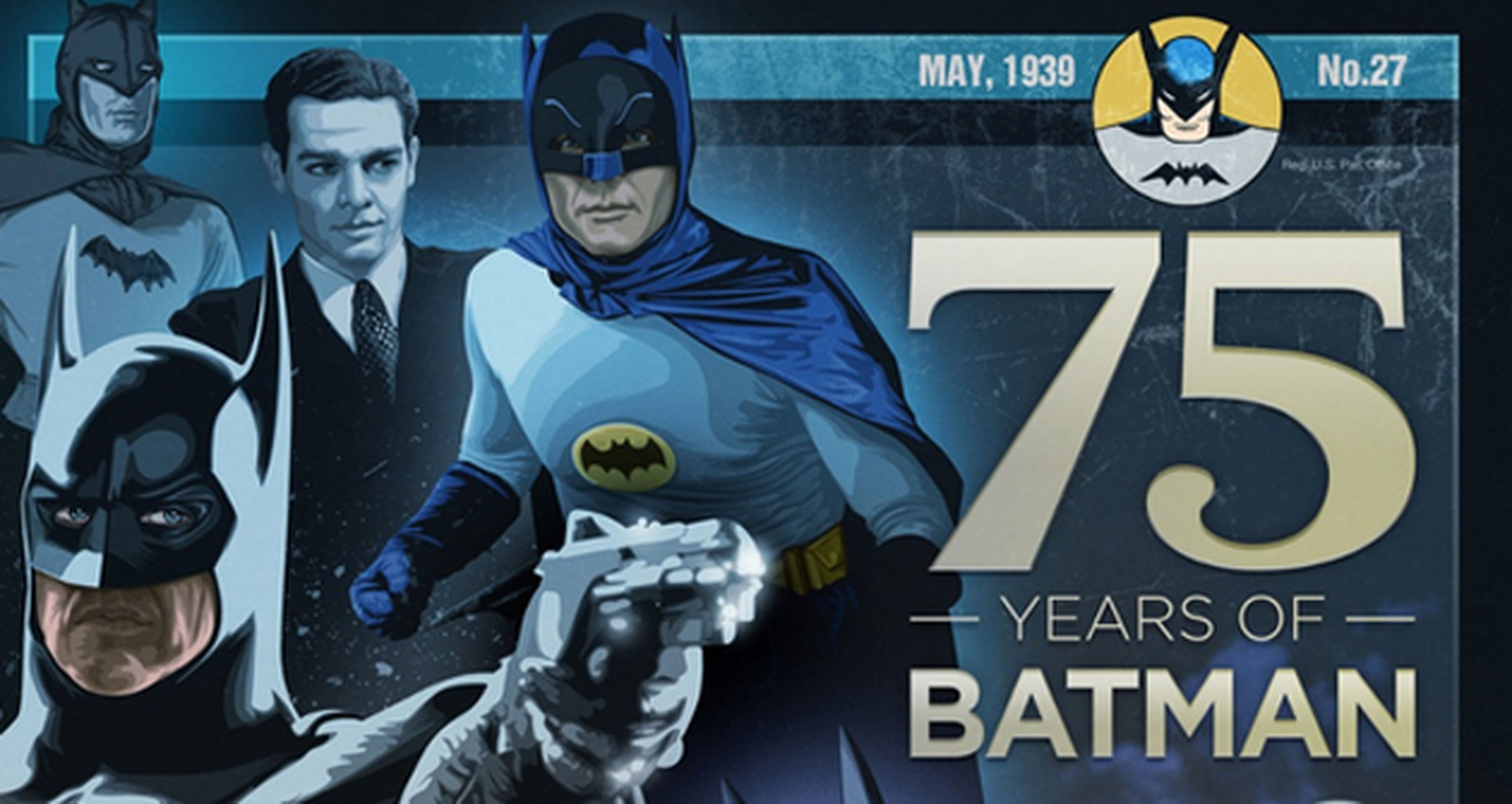 75 Años y nueve actores de Batman