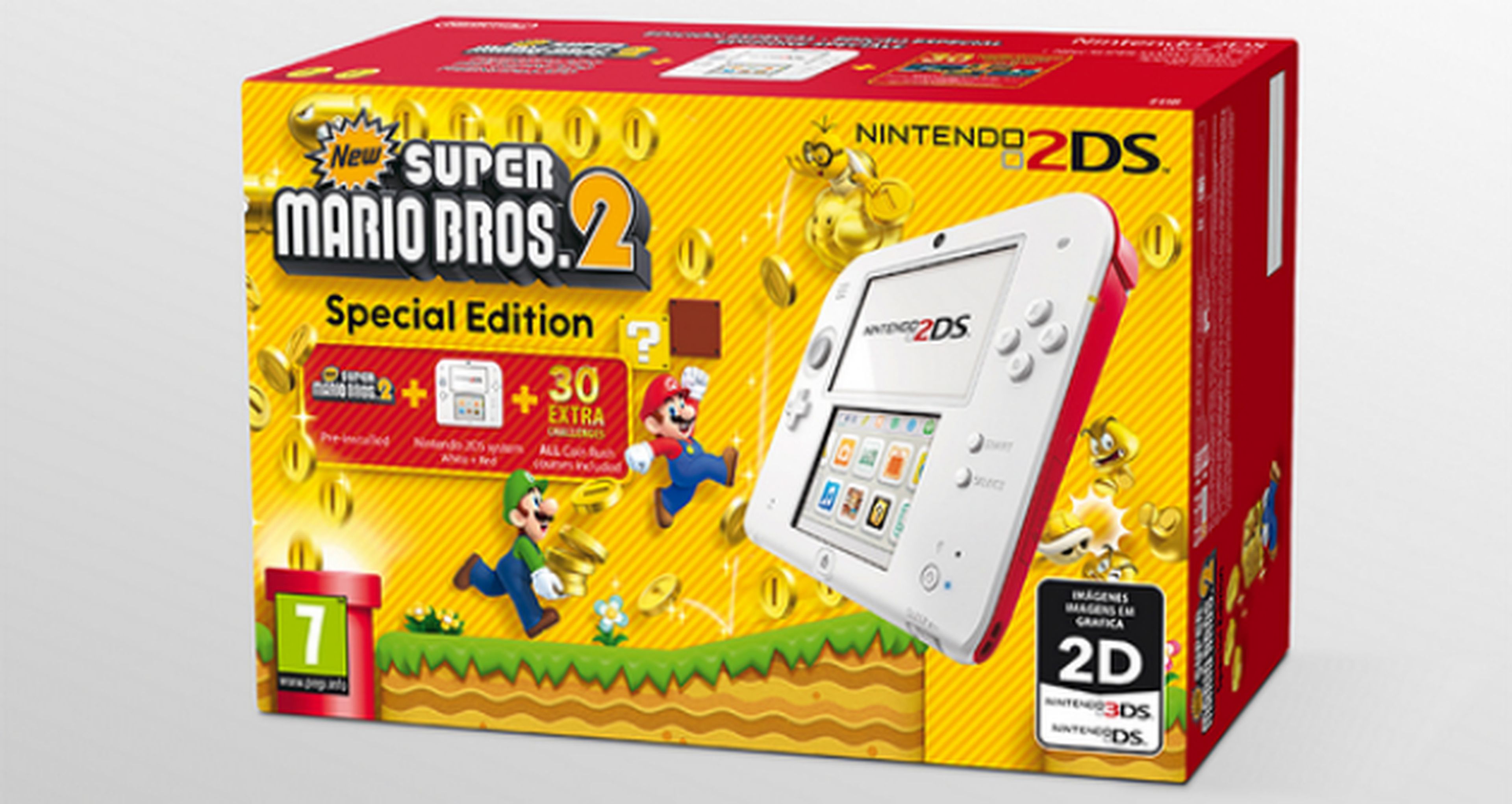 Pack Nintendo 2DS New Super Mario Bros. 2 Special Edition