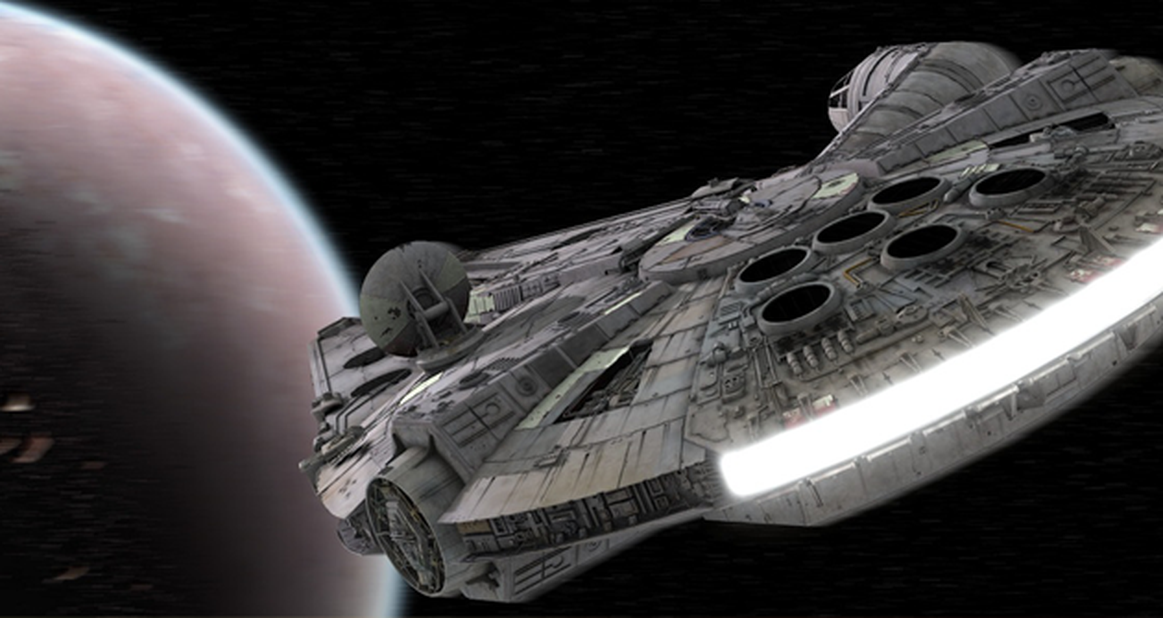 Primera imagen del Halcón Milenario en Star Wars Ep. VII