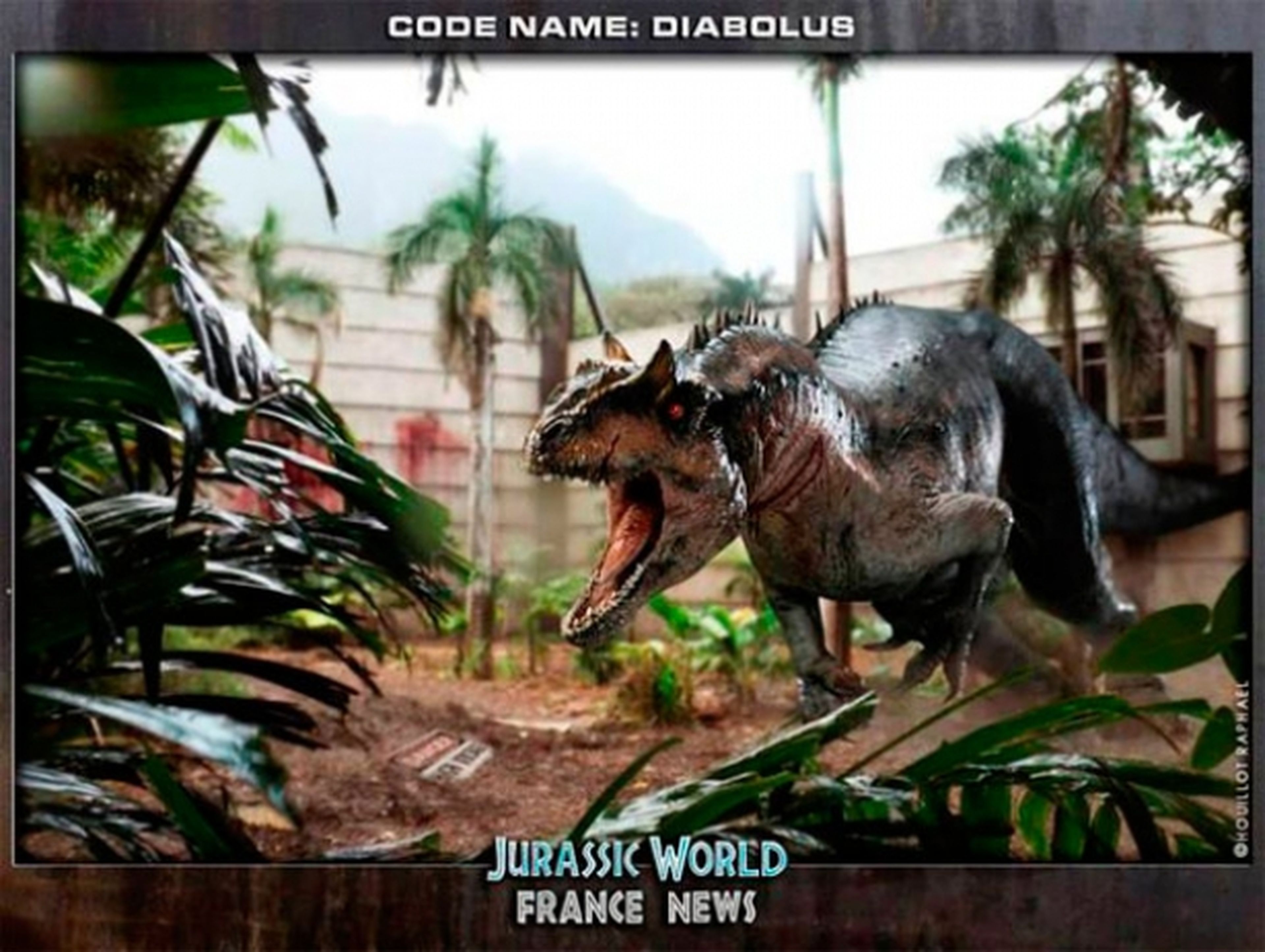 ¡Ojo! La primera imagen del Diabolus de Jurassic World es un fanart