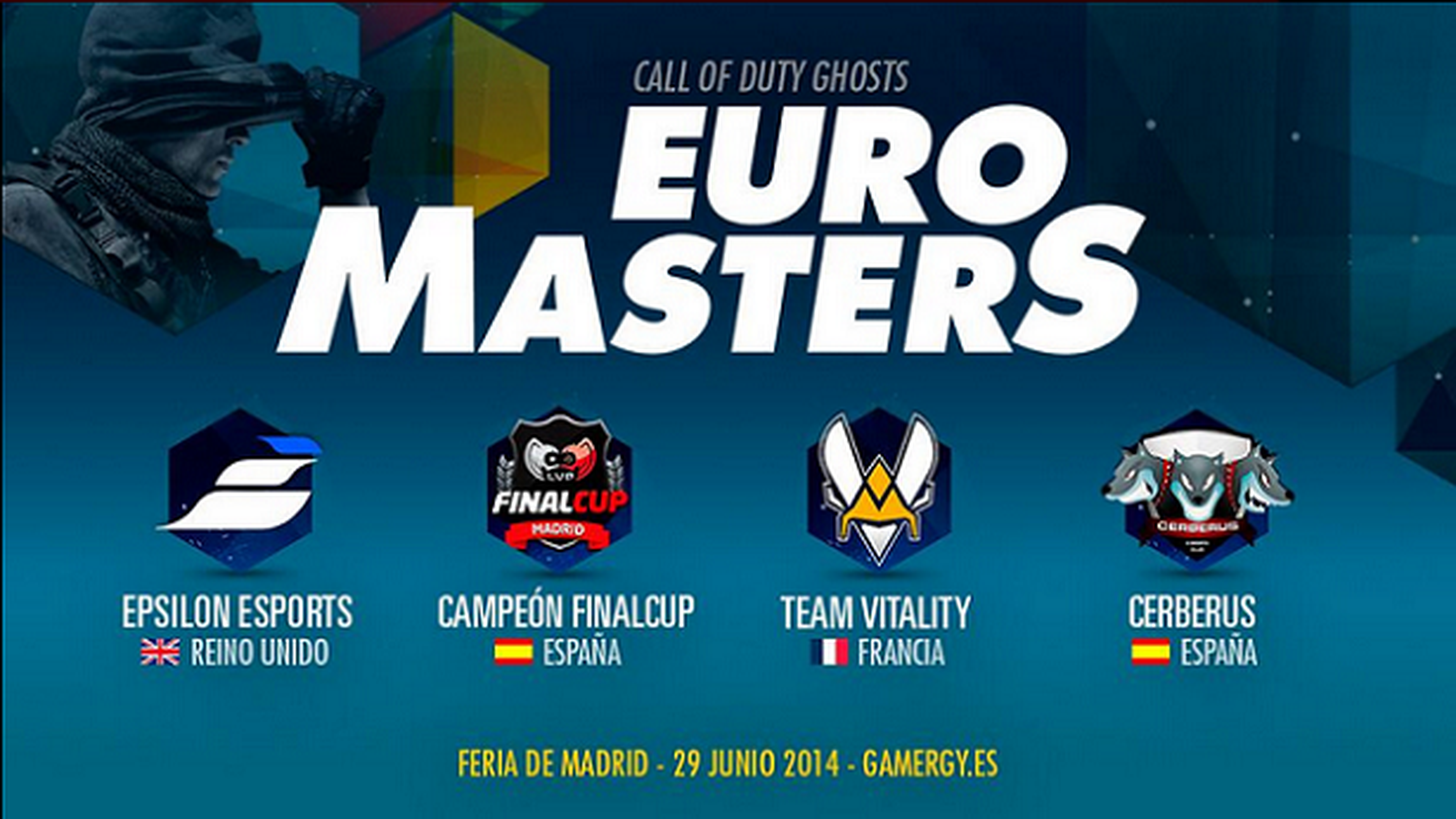 Los mejores equipos de Call of Duty: Ghosts de Europa en la EuroMasters Cup de Gamergy