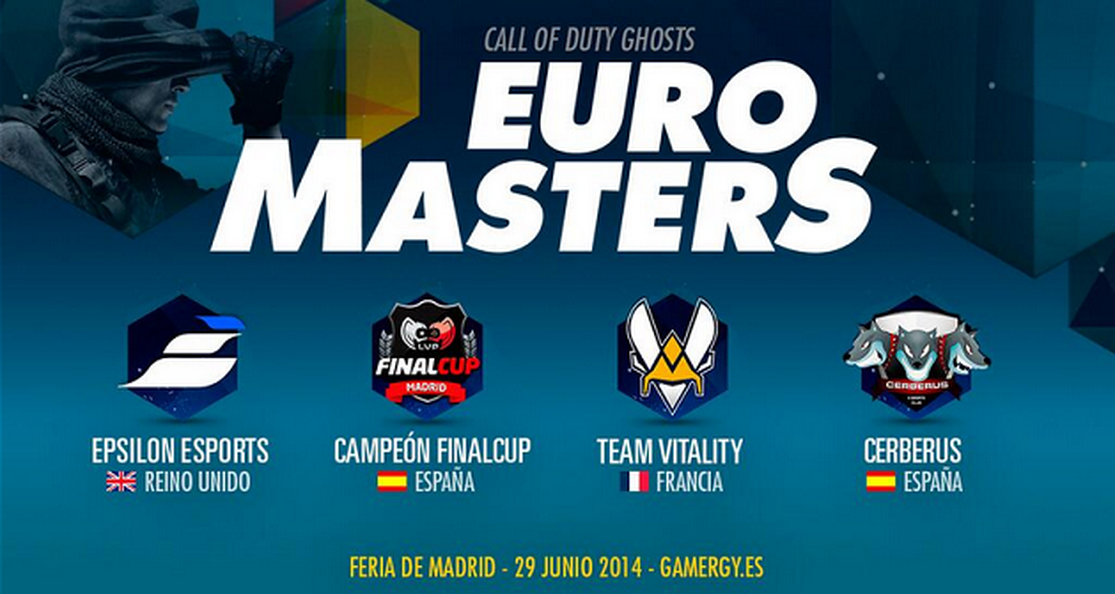 Los mejores equipos de Call of Duty: Ghosts de Europa en la EuroMasters Cup de Gamergy