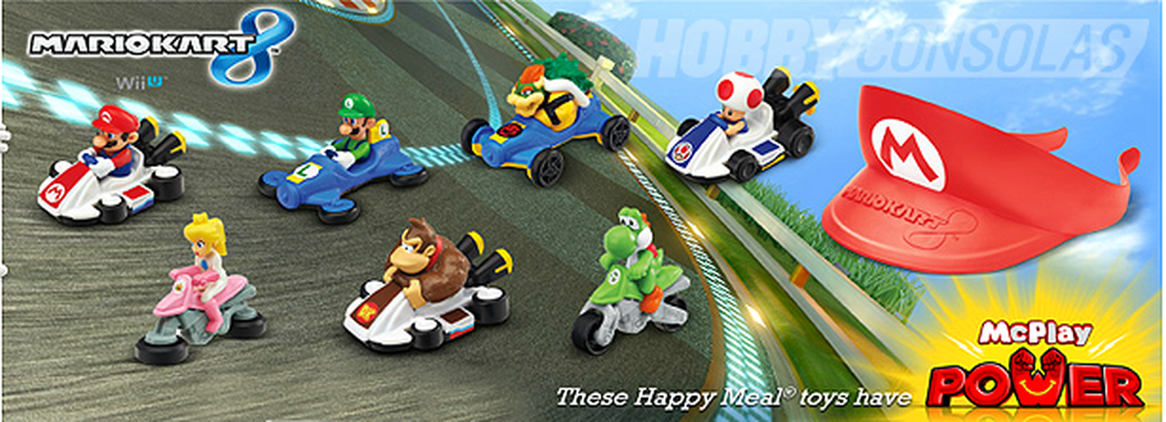 Los juguetes de Mario Kart 8 llegan a los Happy Meal de McDonald's