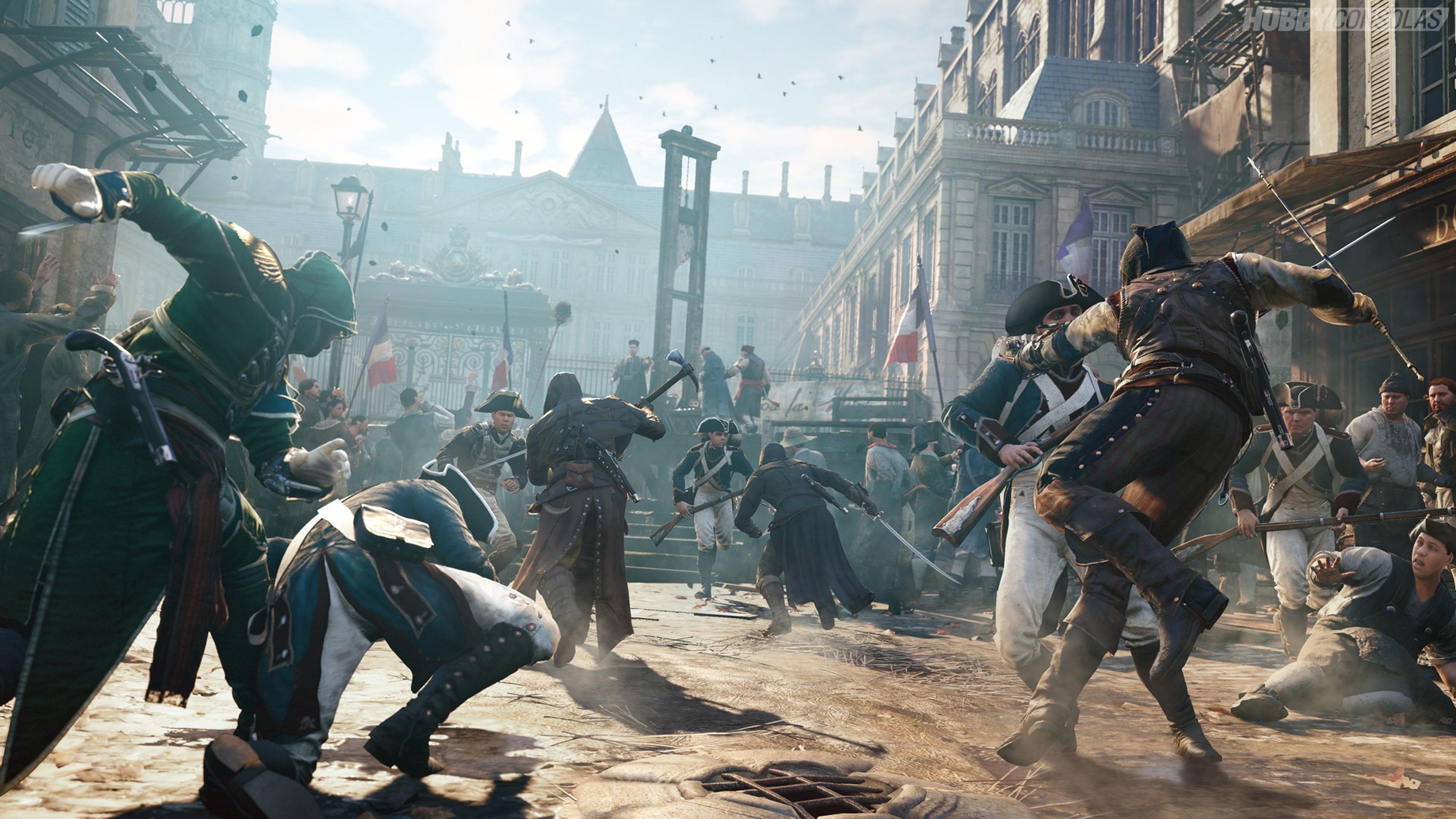 El tamaño de París y sus monumentos en Assassin's Creed Unity