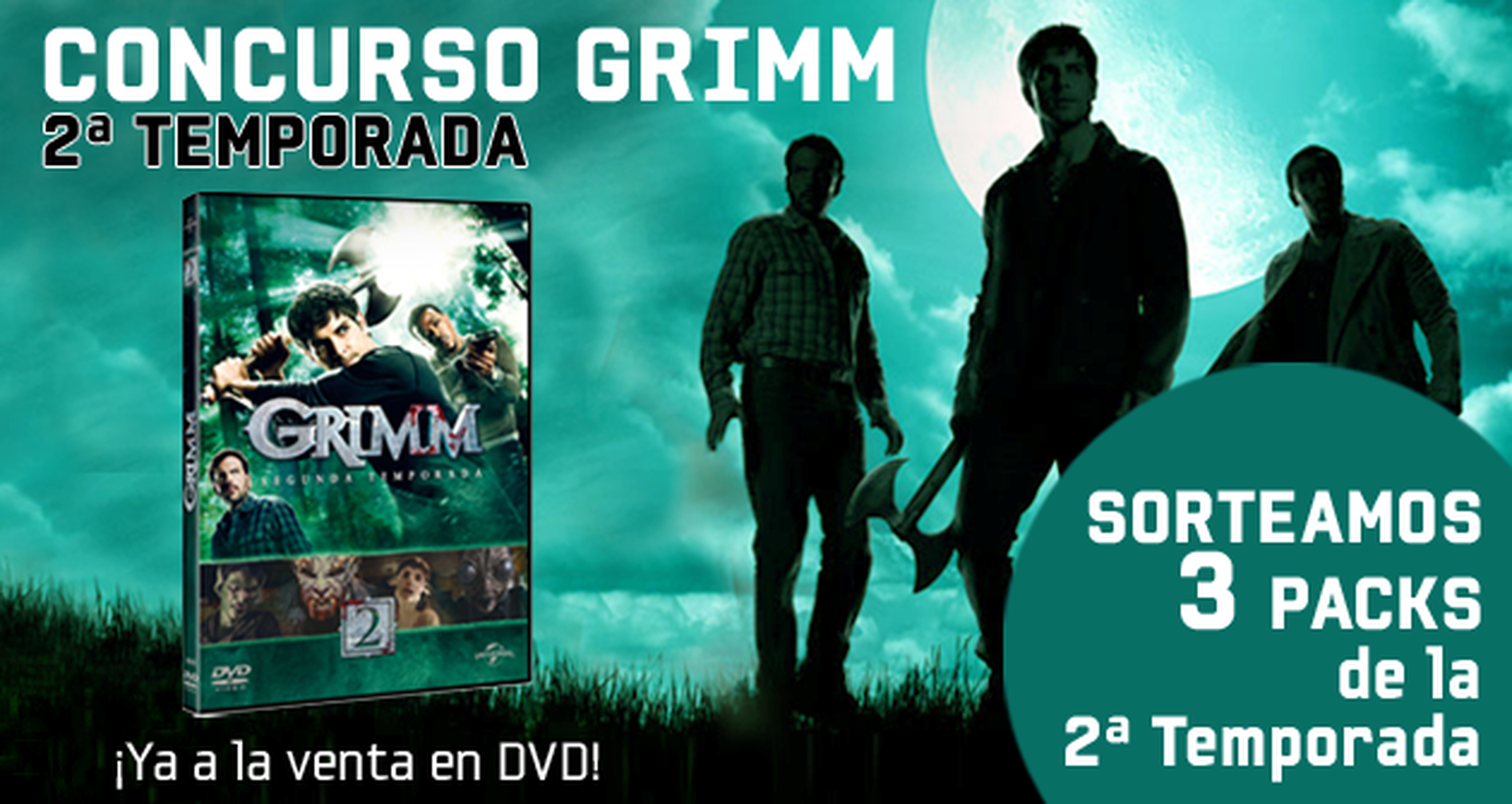 Concurso Grimm: ¡Sorteamos 3 DVDs de la 2ª temporada!