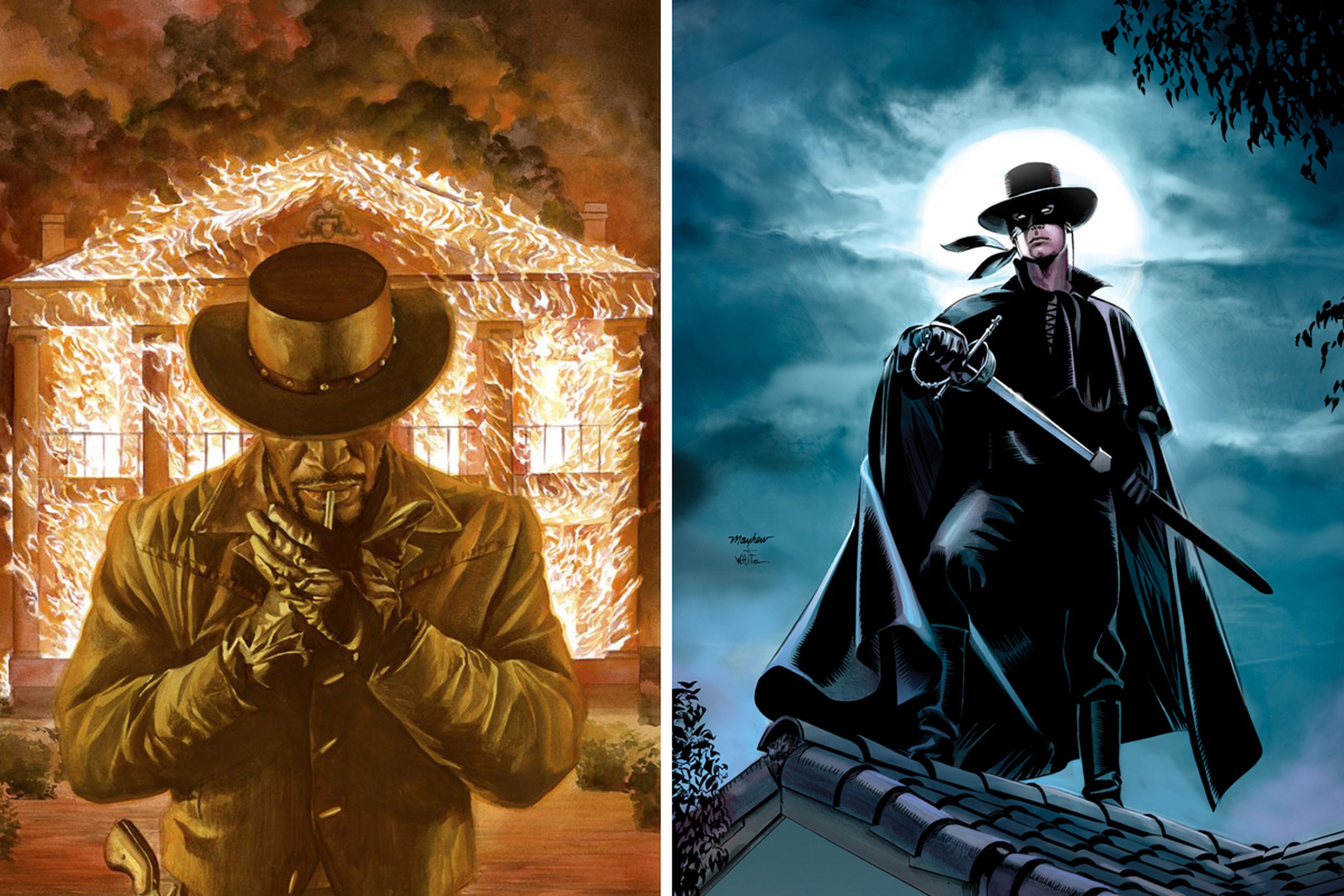 Django Desencadenado y El Zorro se encontrarán en un cómic